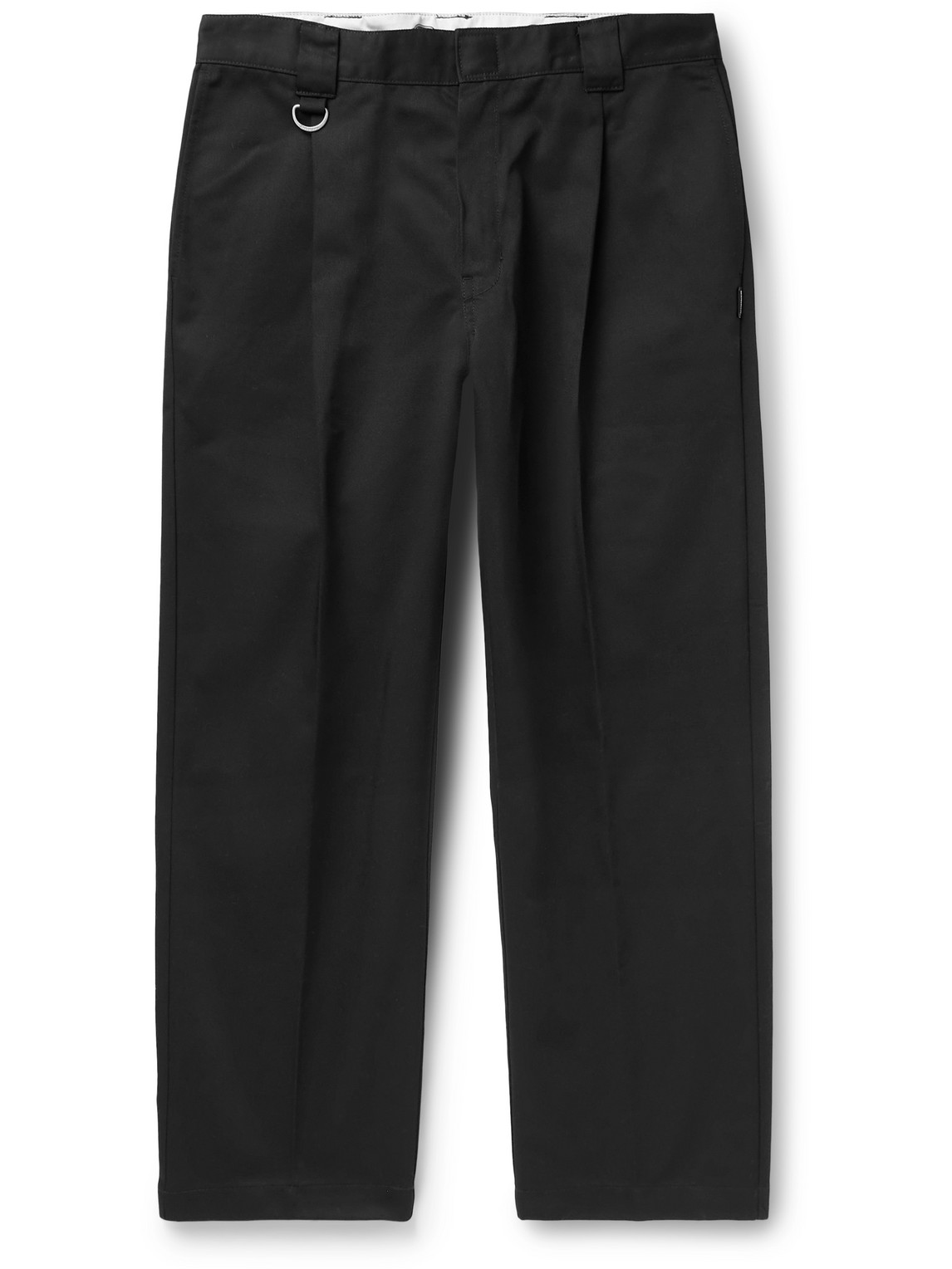 Dickies Tuck Cropped Tapered Pleated Twill Trousers