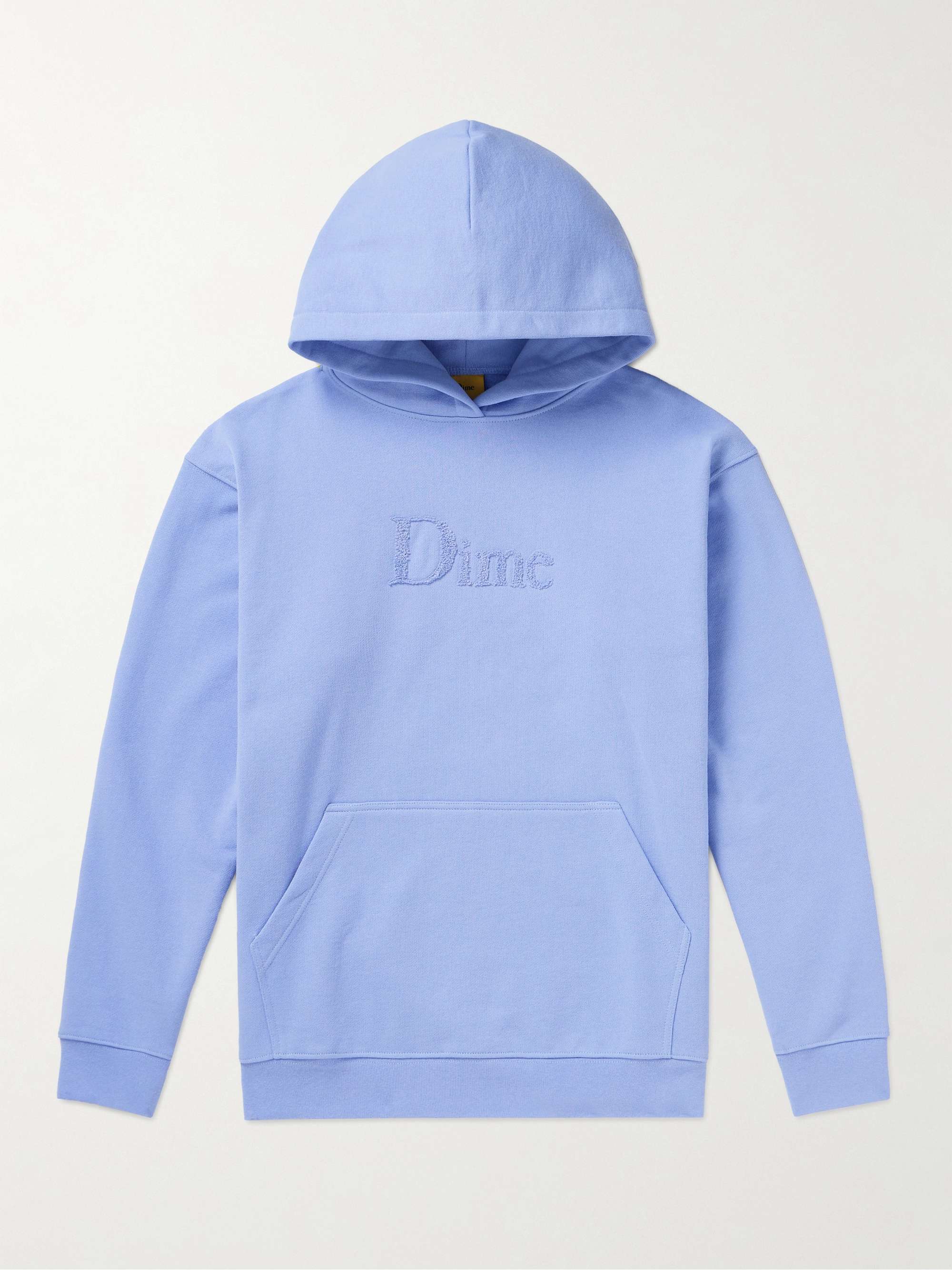 DIME Logo-Appliquéd Cotton-Jersey Hoodie for Men | MR PORTER