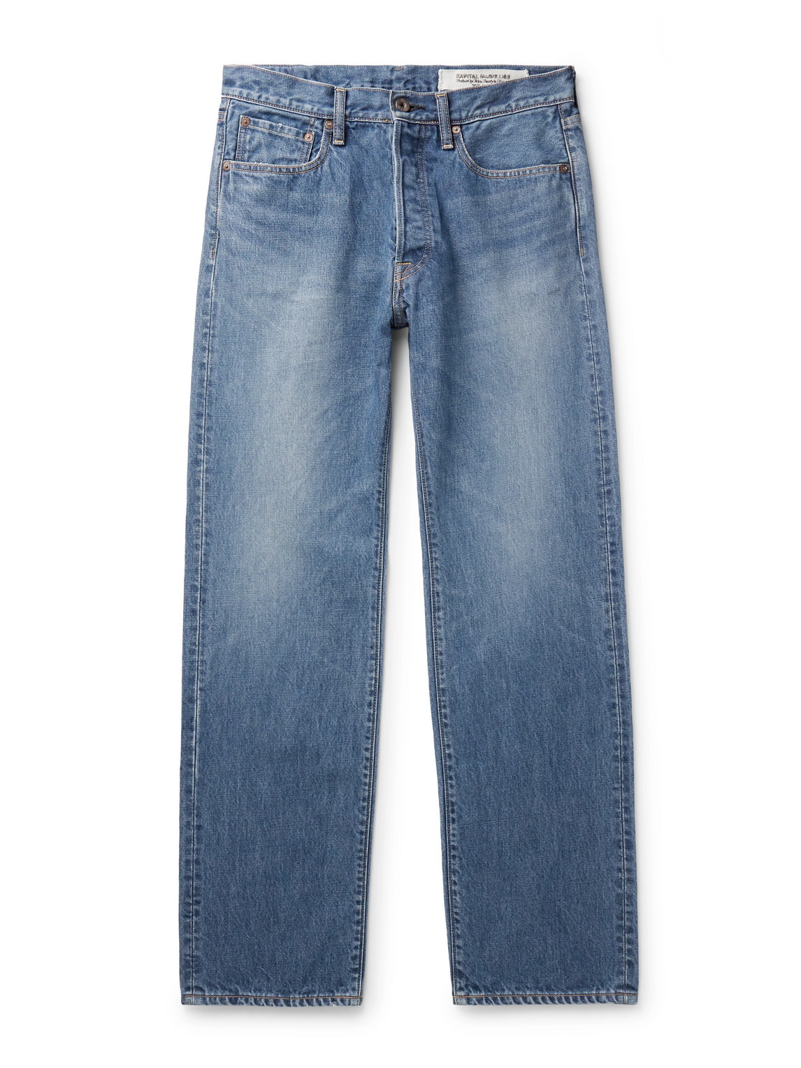 Kapital Straight-leg Jeans In Blue
