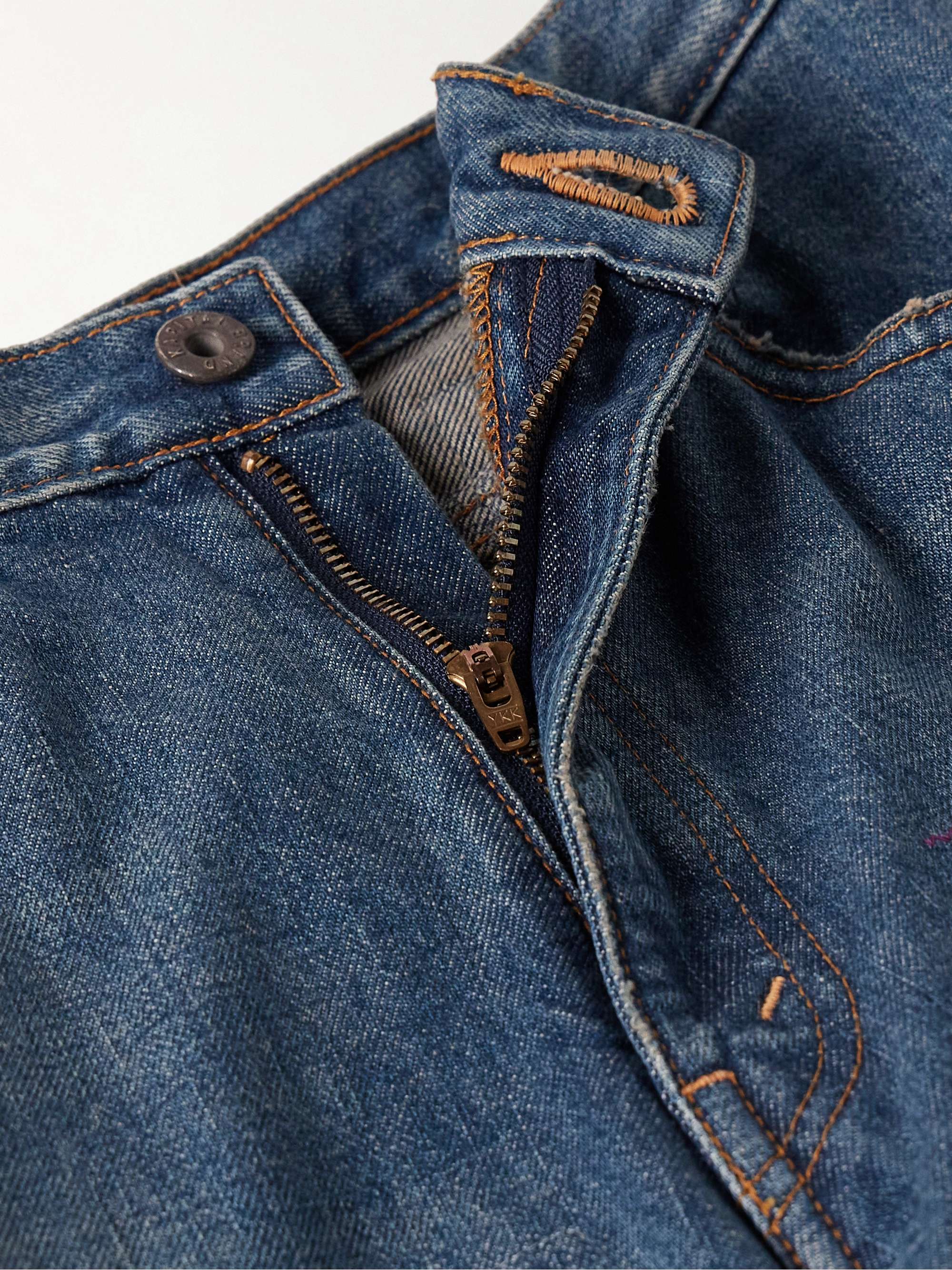 KAPITAL Crazy Dixie Flared Distressed Patchwork Jeans for Men | MR PORTER