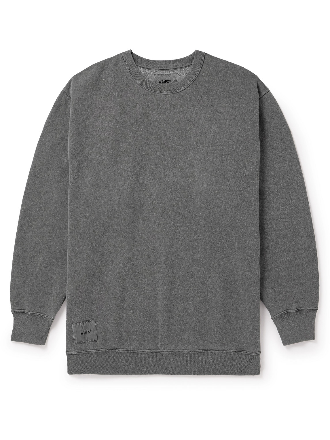 Wtaps Cotton-blend Jersey Sweatshirt In Grey