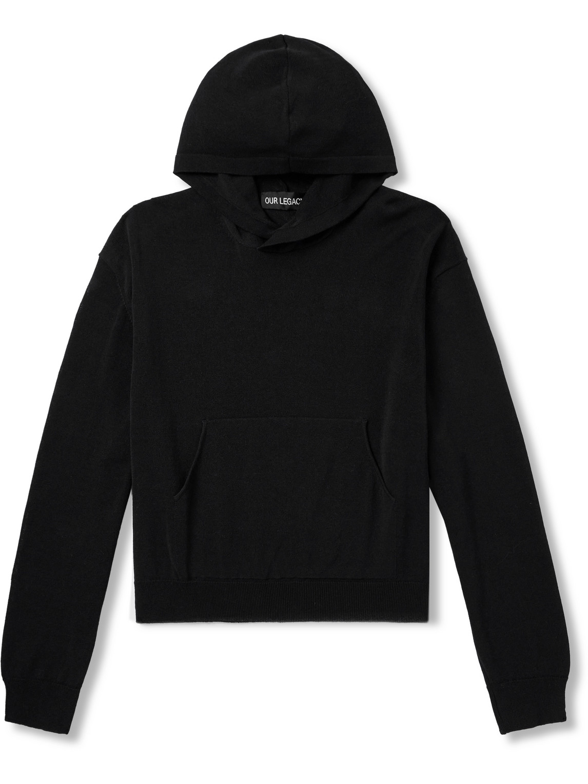 Our Legacy Cotton-blend Hoodie In Black
