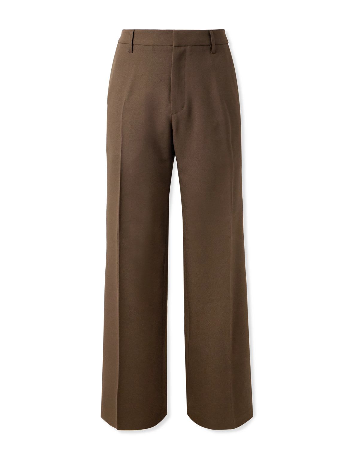 Stockholm Surfboard Club Sune Wide-leg Twill Trousers In Brown