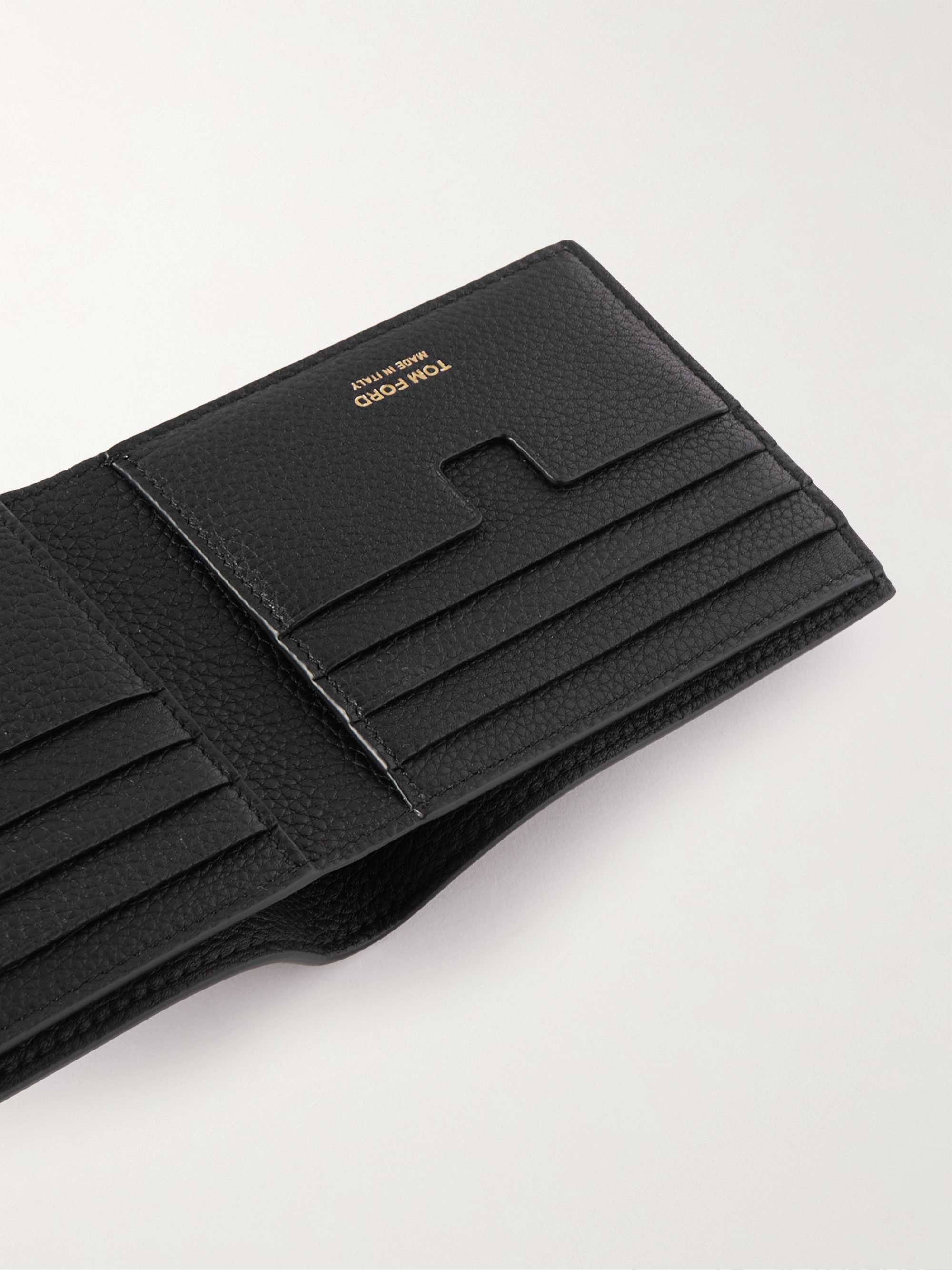 TOM FORD Full-Grain Leather Billfold Wallet for Men | MR PORTER