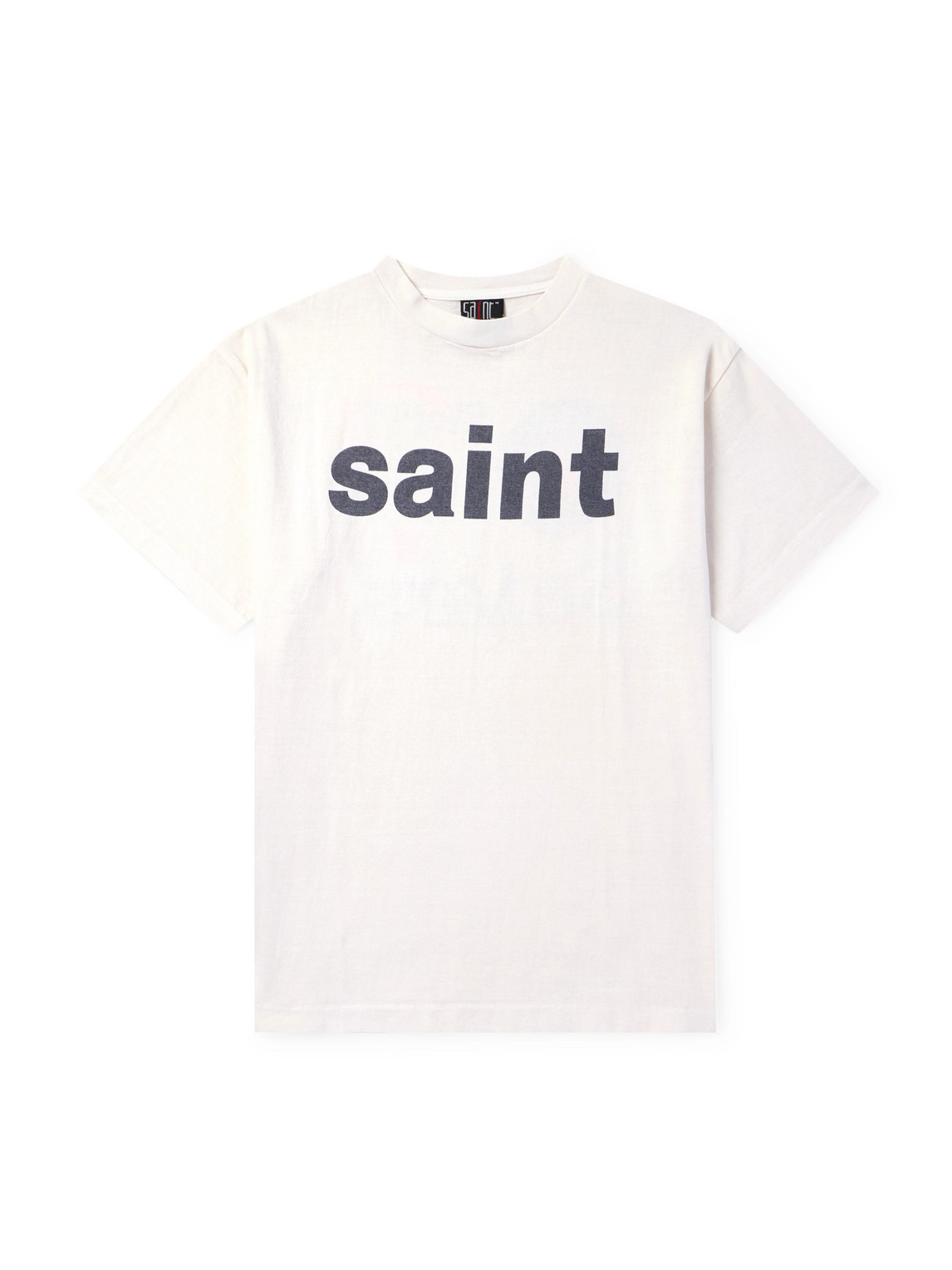 Saint Mxxxxxx Sin Sayteens Logo-print Cotton-jersey T-shirt In White