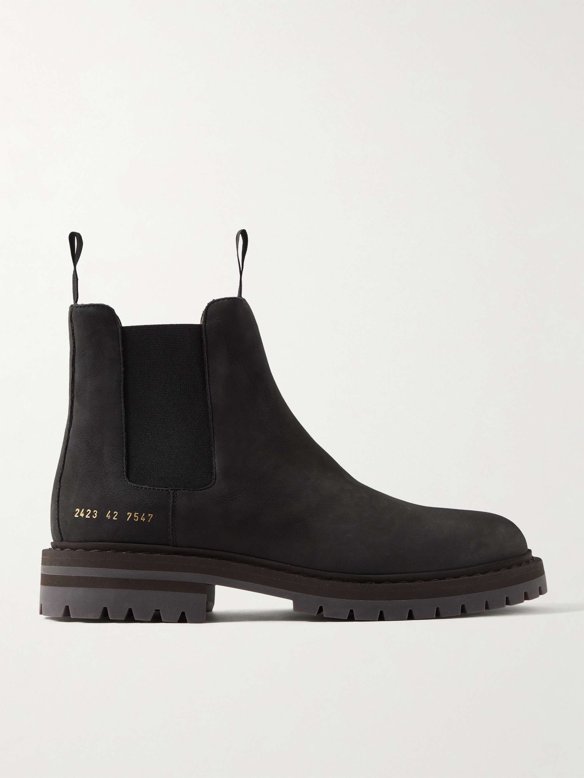 COMMON PROJECTS Nubuck Chelsea Boots for Men | MR PORTER