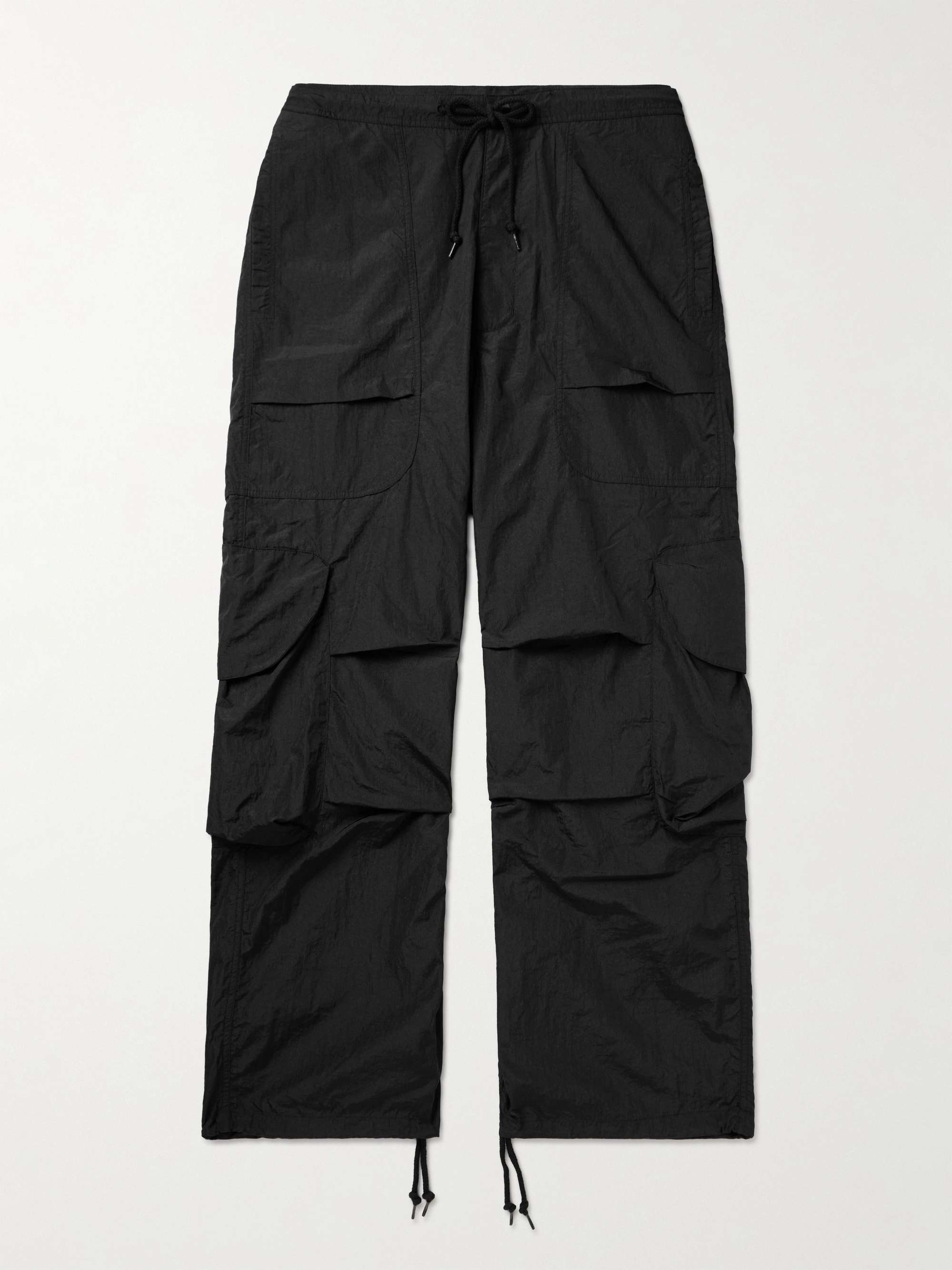 ENTIRE STUDIOS Freight Tapered Nylon Drawstring Cargo Trousers for Men ...