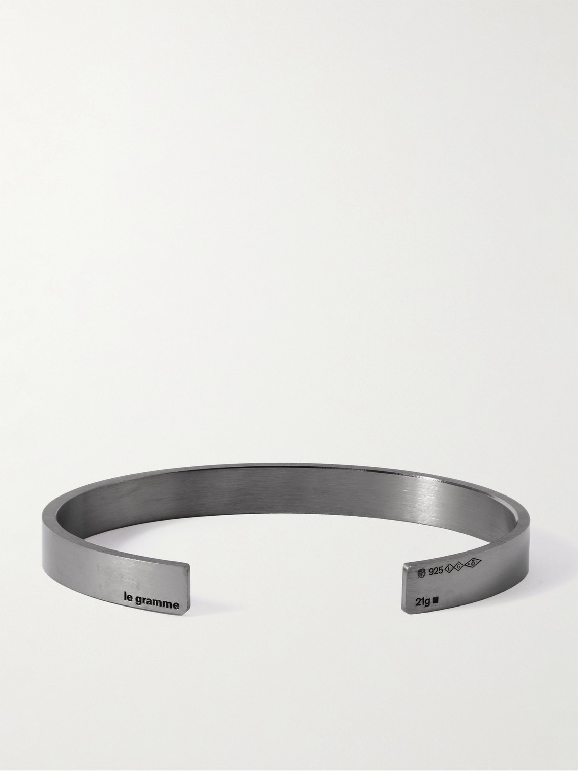 Shop Le Gramme 21g Brushed Sterling Silver Cuff