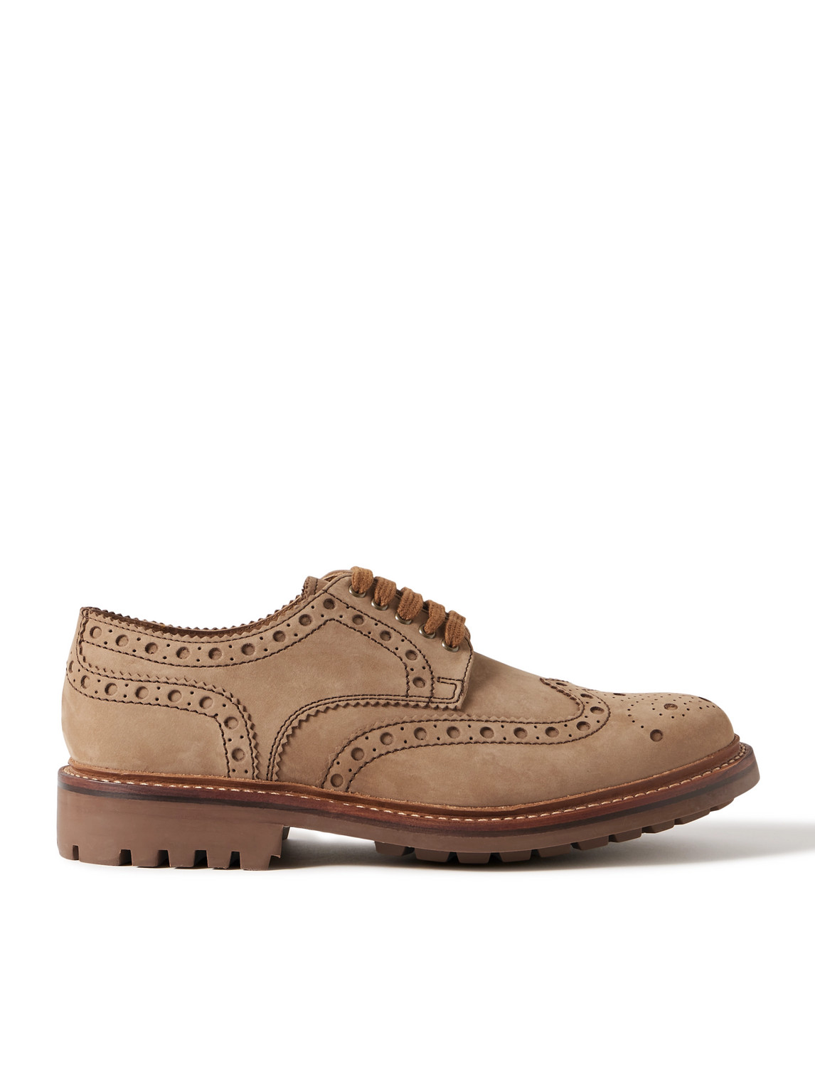 Grenson Archie Nubuck Brogues In Unknown