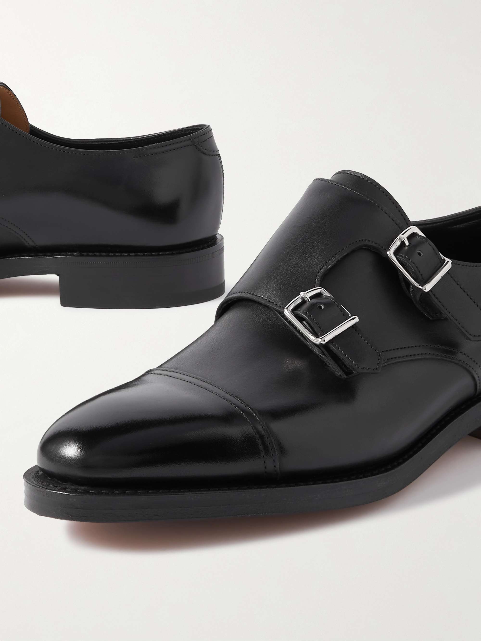 JOHN LOBB William Leather Monk-Strap Shoes for Men | MR PORTER