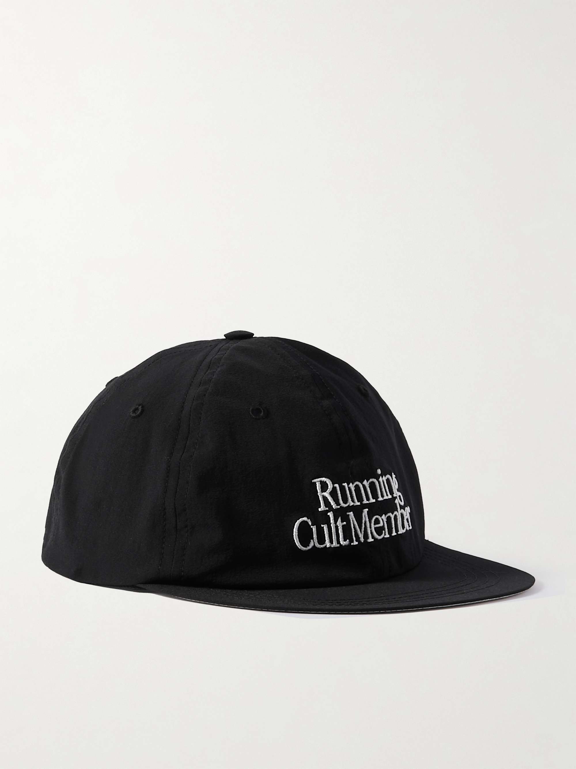 最安値挑戦Satisfy Running Cap 刺繍 黒 キャップ ennoy 帽子