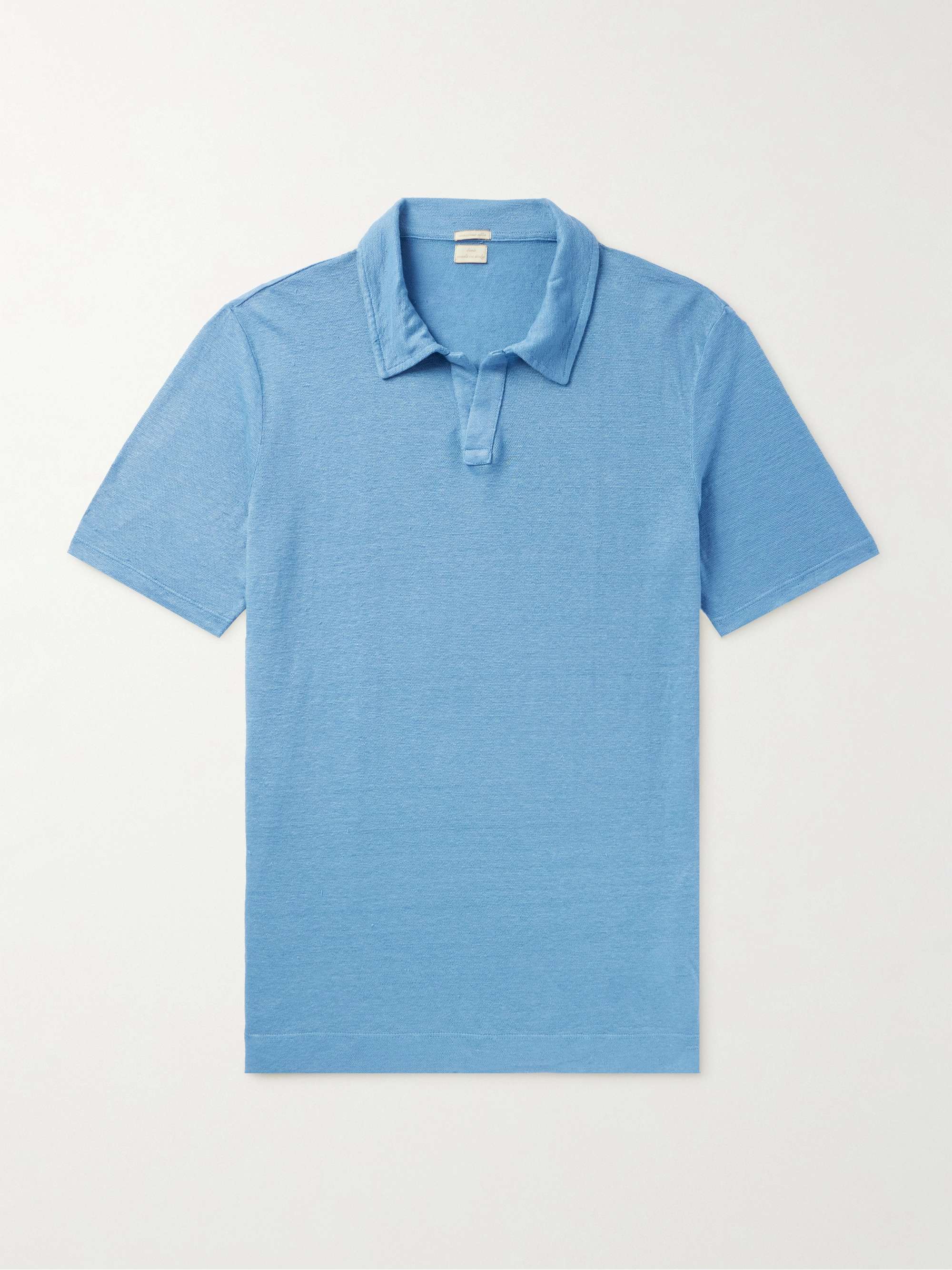 MASSIMO ALBA Aruba Linen-Piqué Polo Shirt for Men | MR PORTER