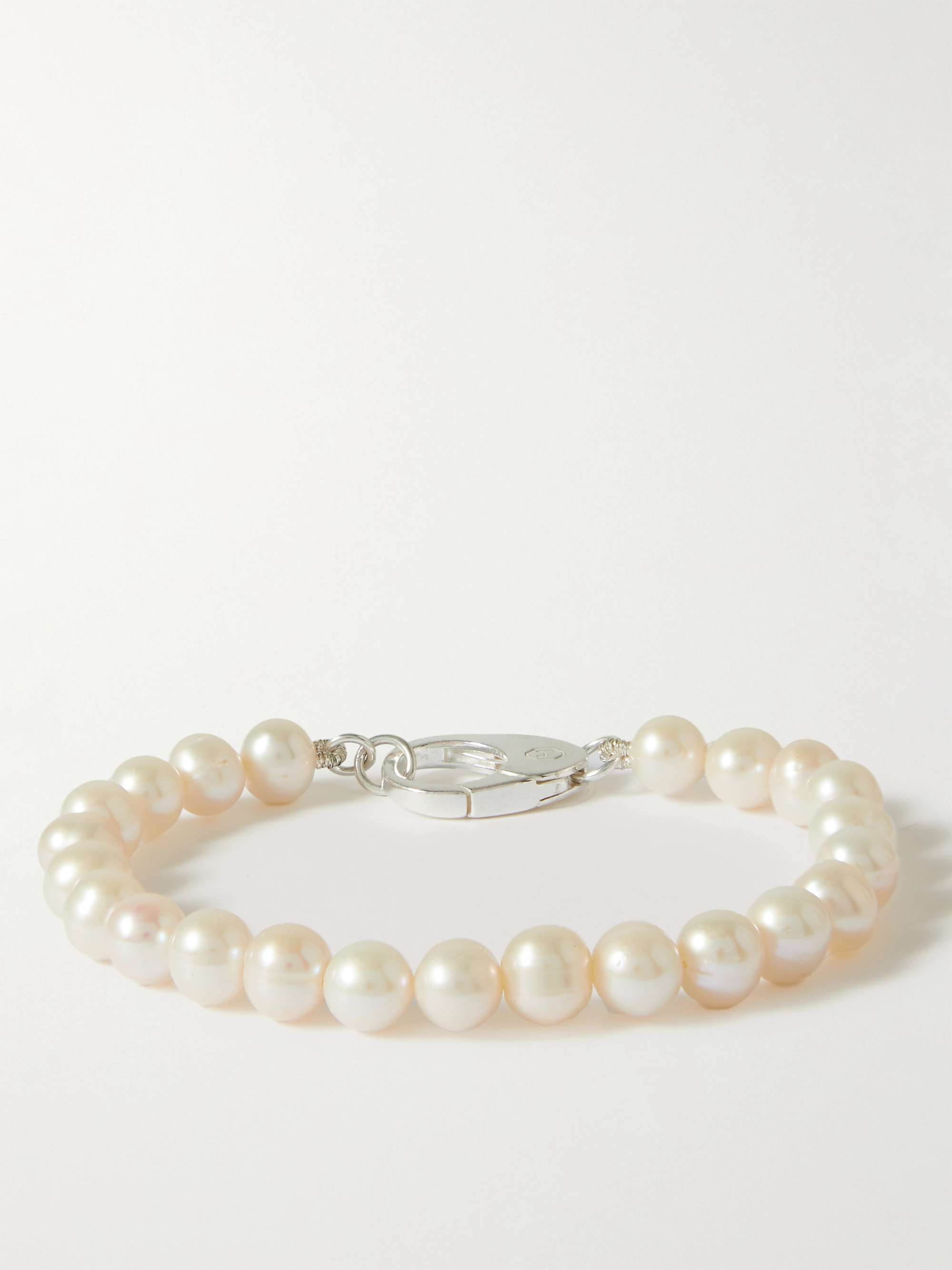 Lido Freshwater Pearl Bracelet, White at John Lewis & Partners