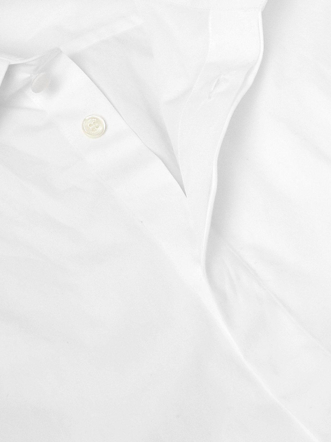 Shop Valentino Cotton-poplin Shirt In White