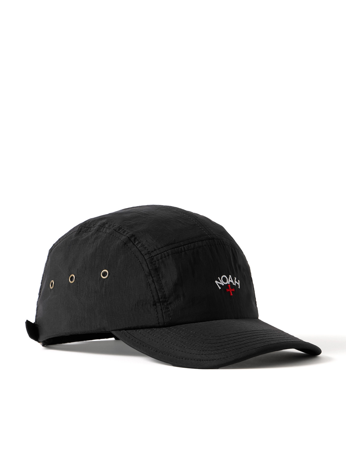 Noah Logo-embroidered Nylon Baseball Cap In Black