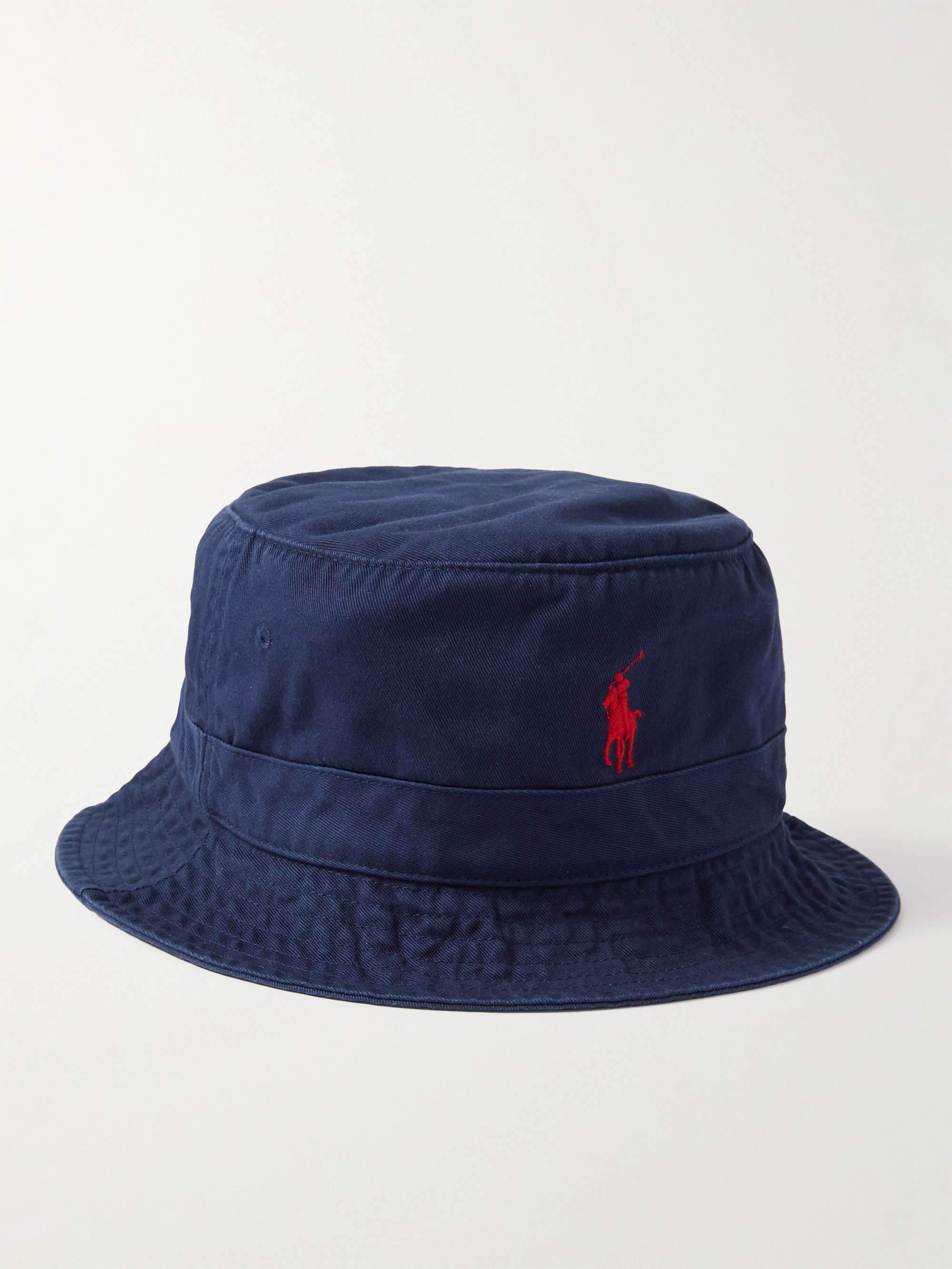 POLO RALPH LAUREN Loft Logo-Embroidered Cotton-Twill Bucket Hat for Men |  MR PORTER