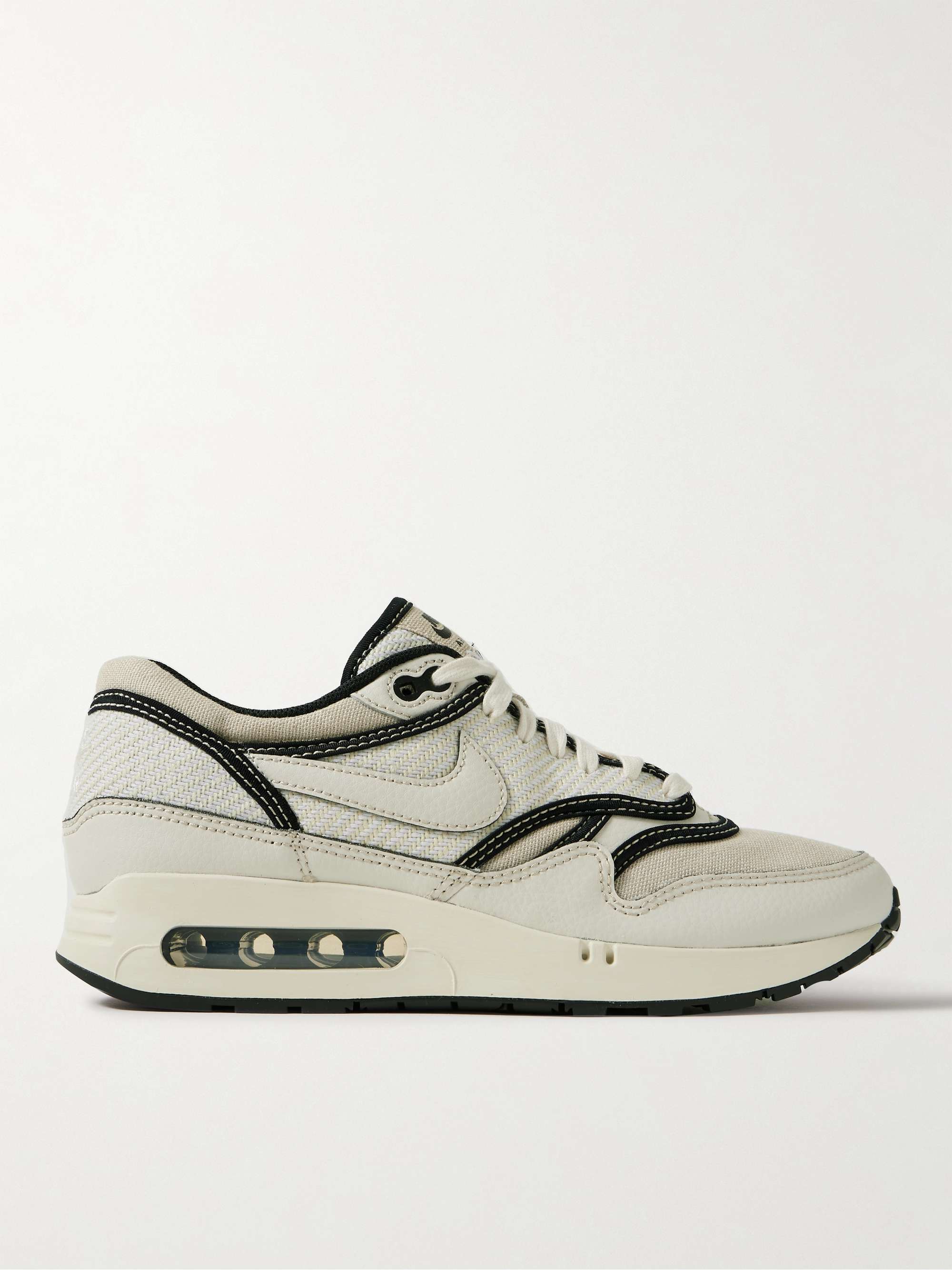 NIKE World Make Air Max 1 '86 Leather-Trimmed Canvas and Mesh Sneakers for  Men | MR PORTER
