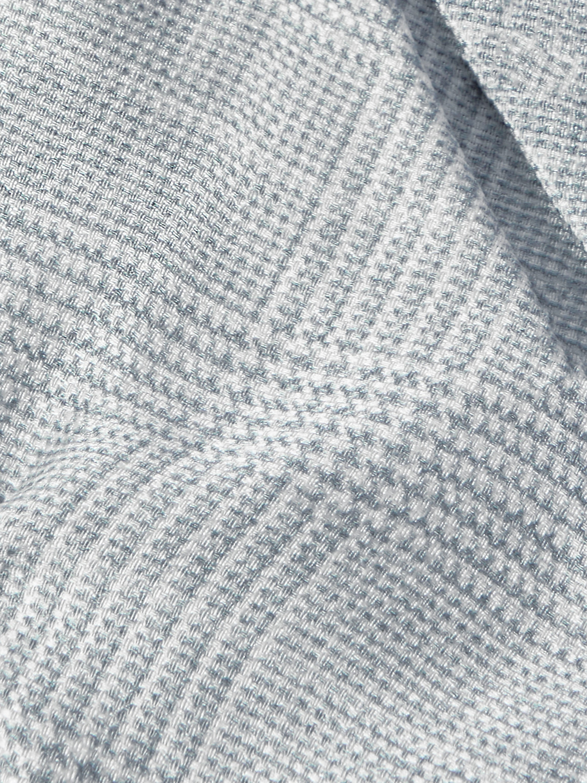 Shop Brunello Cucinelli 8cm Linen And Silk-blend Jacquard Tie In Gray