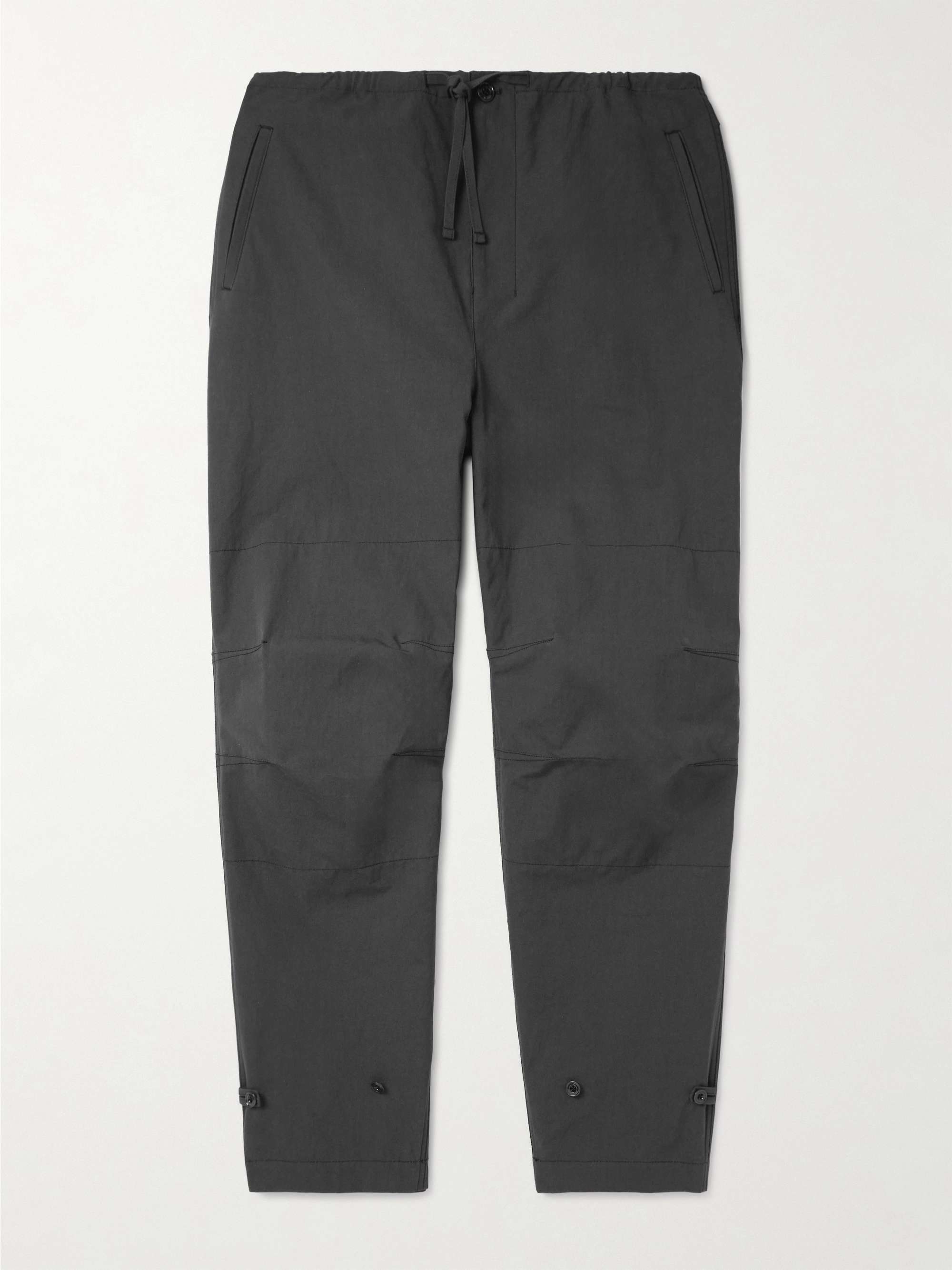 LEMAIRE high-waisted lightweight trousers - Grey