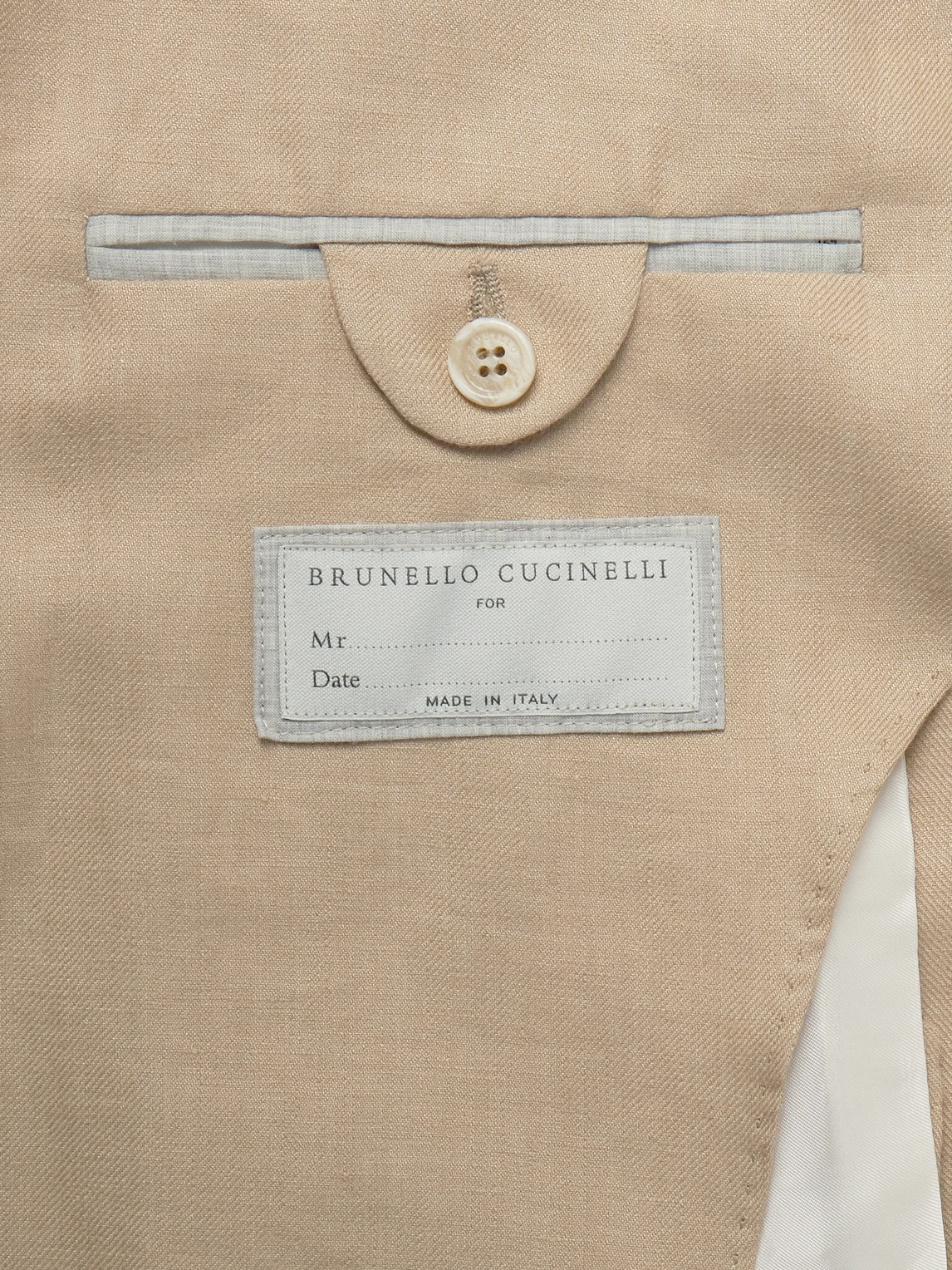 Shop Brunello Cucinelli Linen Suit Jacket In Neutrals
