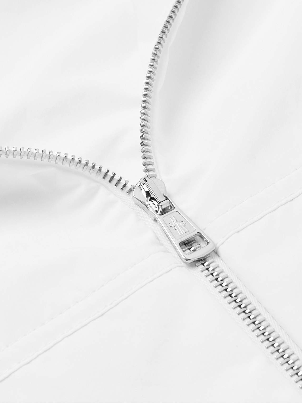 Shop Moncler Gales Logo-appliquéd Shell Jacket In White