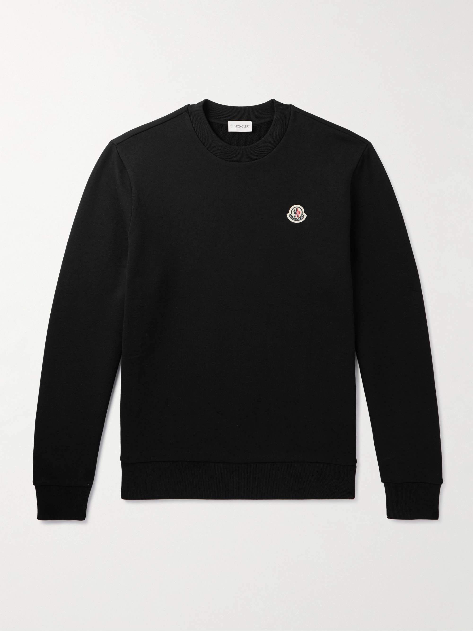 catalogus sensor dagboek MONCLER Logo-Appliquéd Cotton-Jersey Sweatshirt for Men | MR PORTER