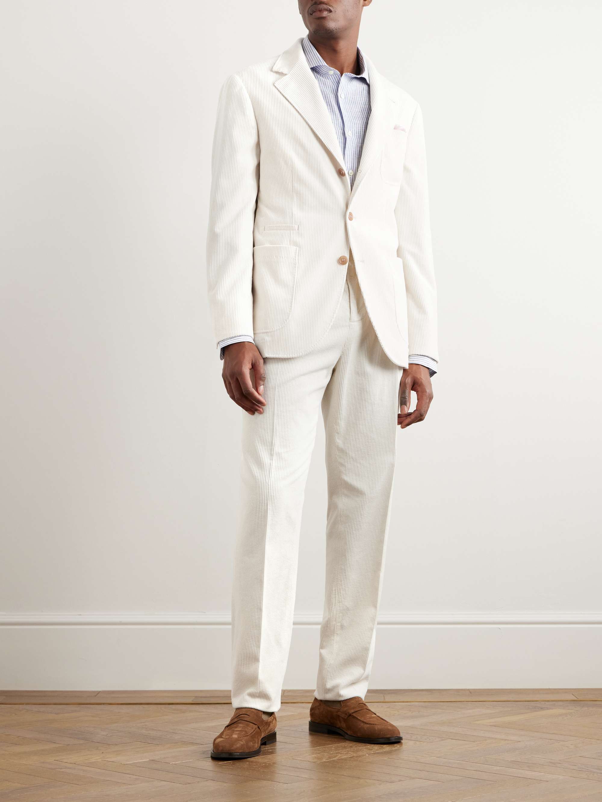 BRUNELLO CUCINELLI Stretch Cotton and Cashmere-Blend Corduroy Blazer for  Men | MR PORTER