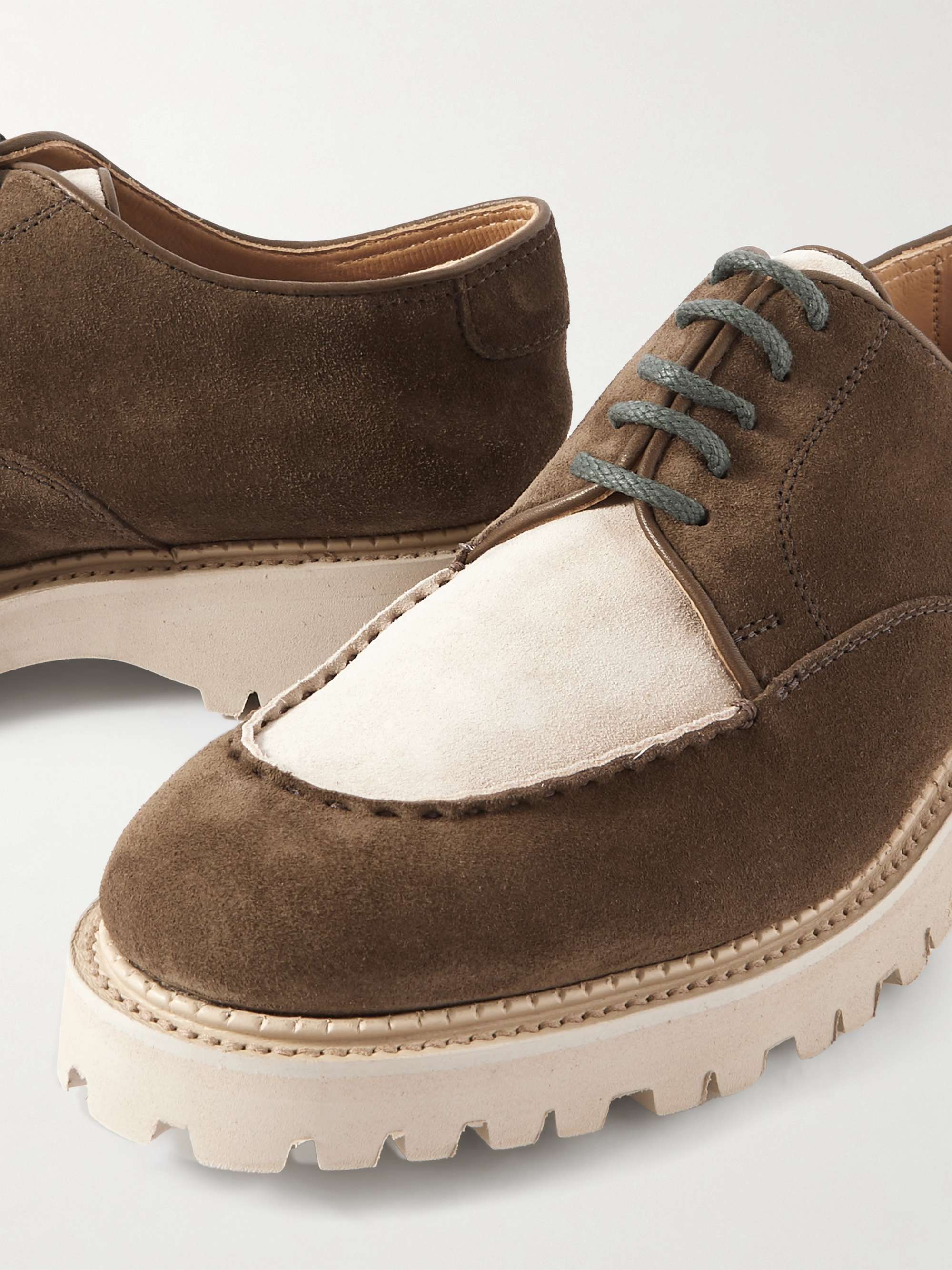 JOHN LOBB Land Rugged Suede Derby Shoes for Men | MR PORTER