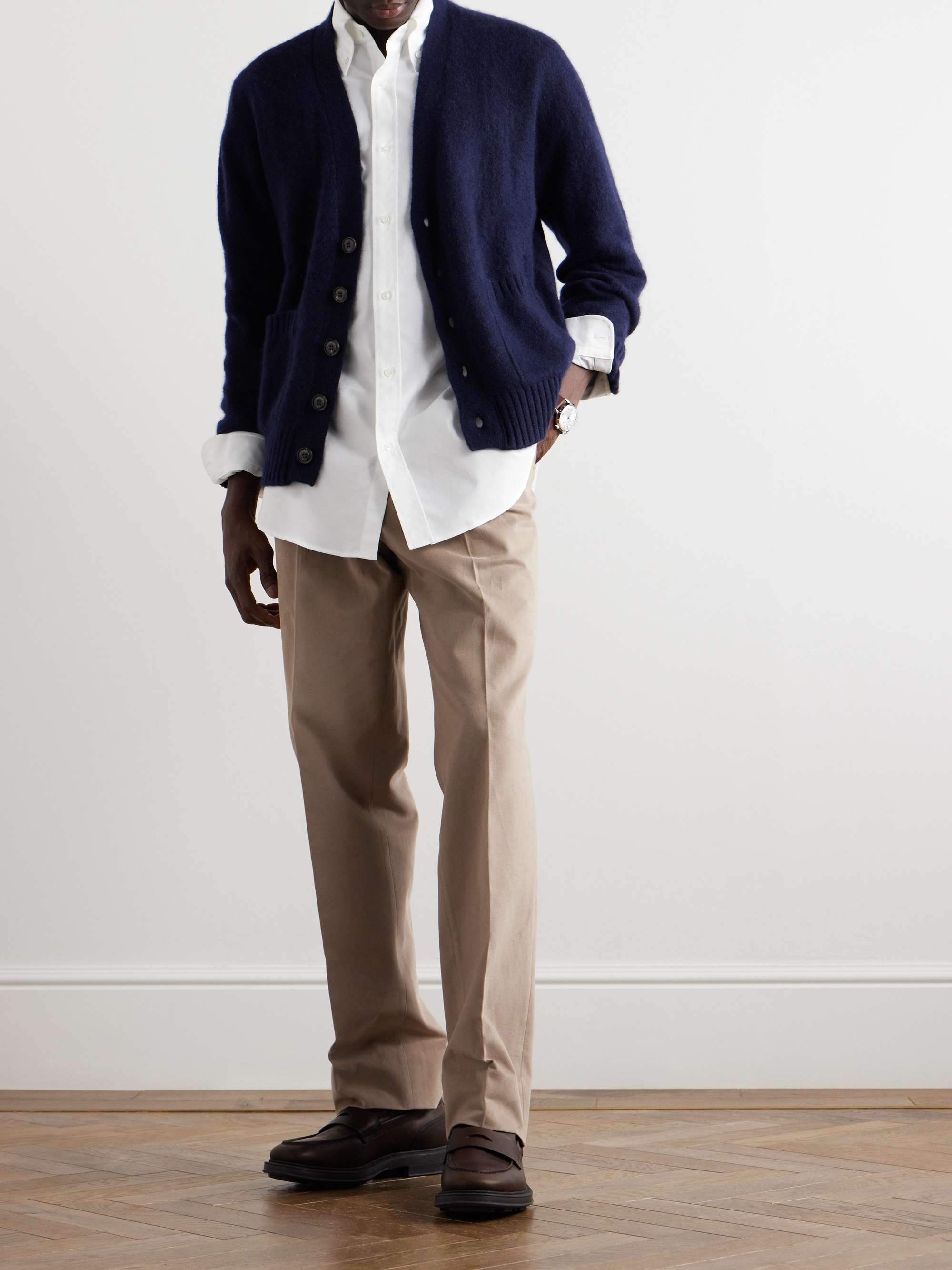 LORO PIANA Button-Down Collar Cotton Oxford Shirt for Men | MR PORTER