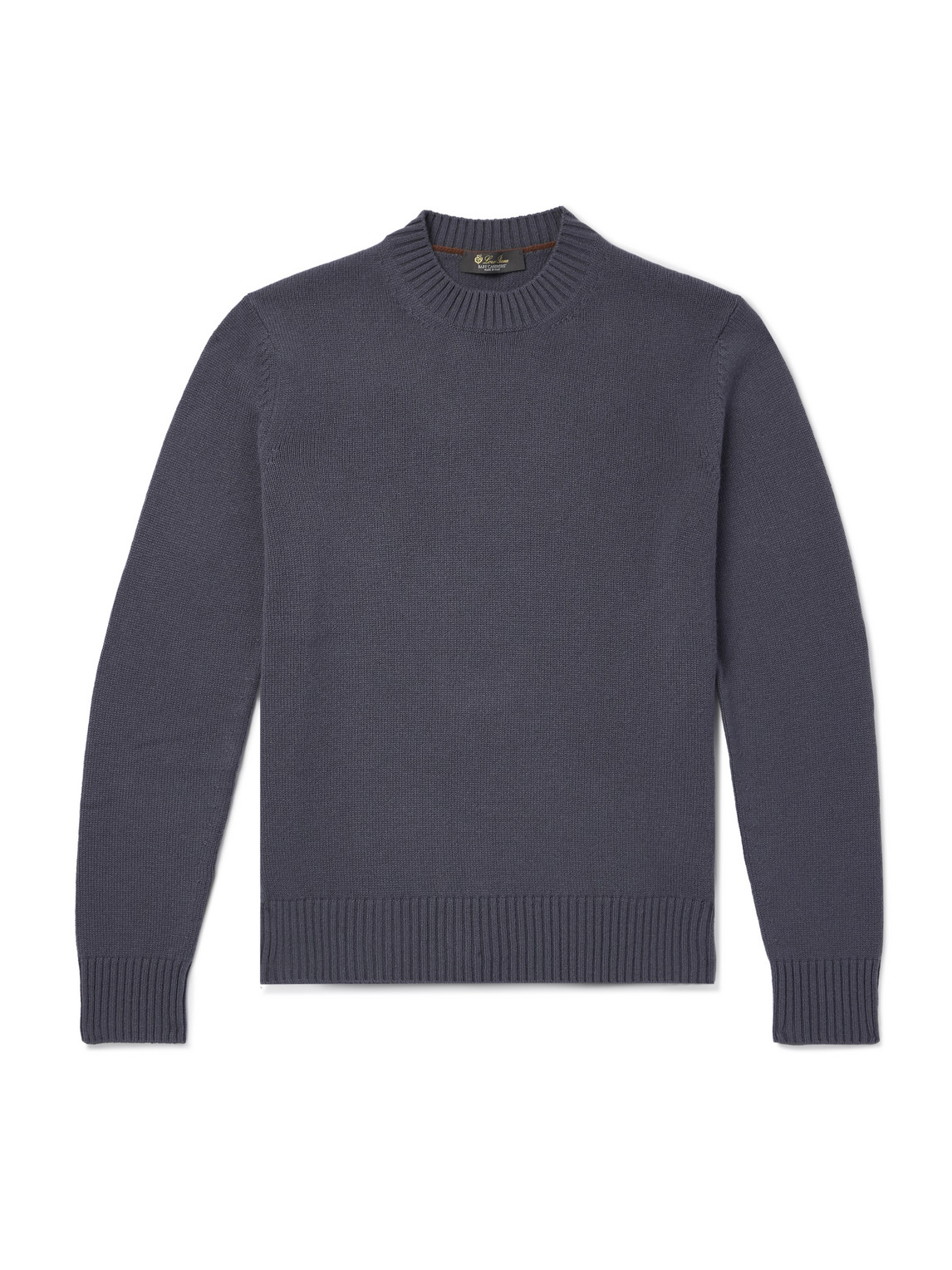 Loro Piana Parksville Baby Cashmere Jumper In Grey
