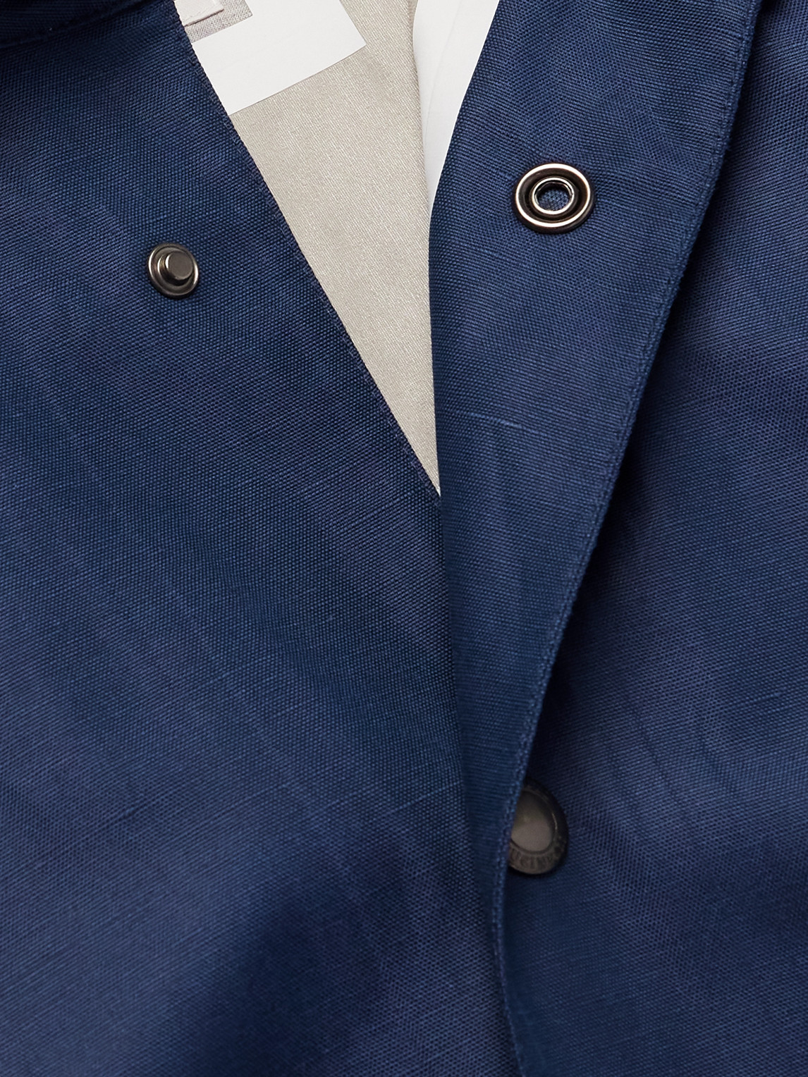 Shop Brunello Cucinelli Linen And Silk-blend Jacket In Blue