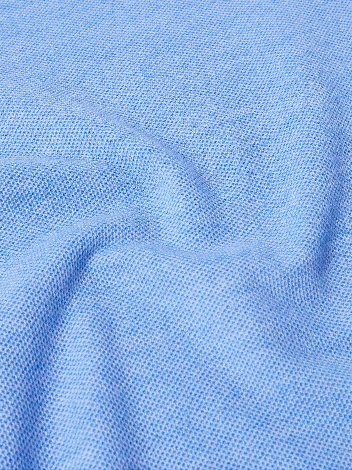 Shop Peter Millar Dover Honeycomb-knit Merino Wool Sweater In Blue