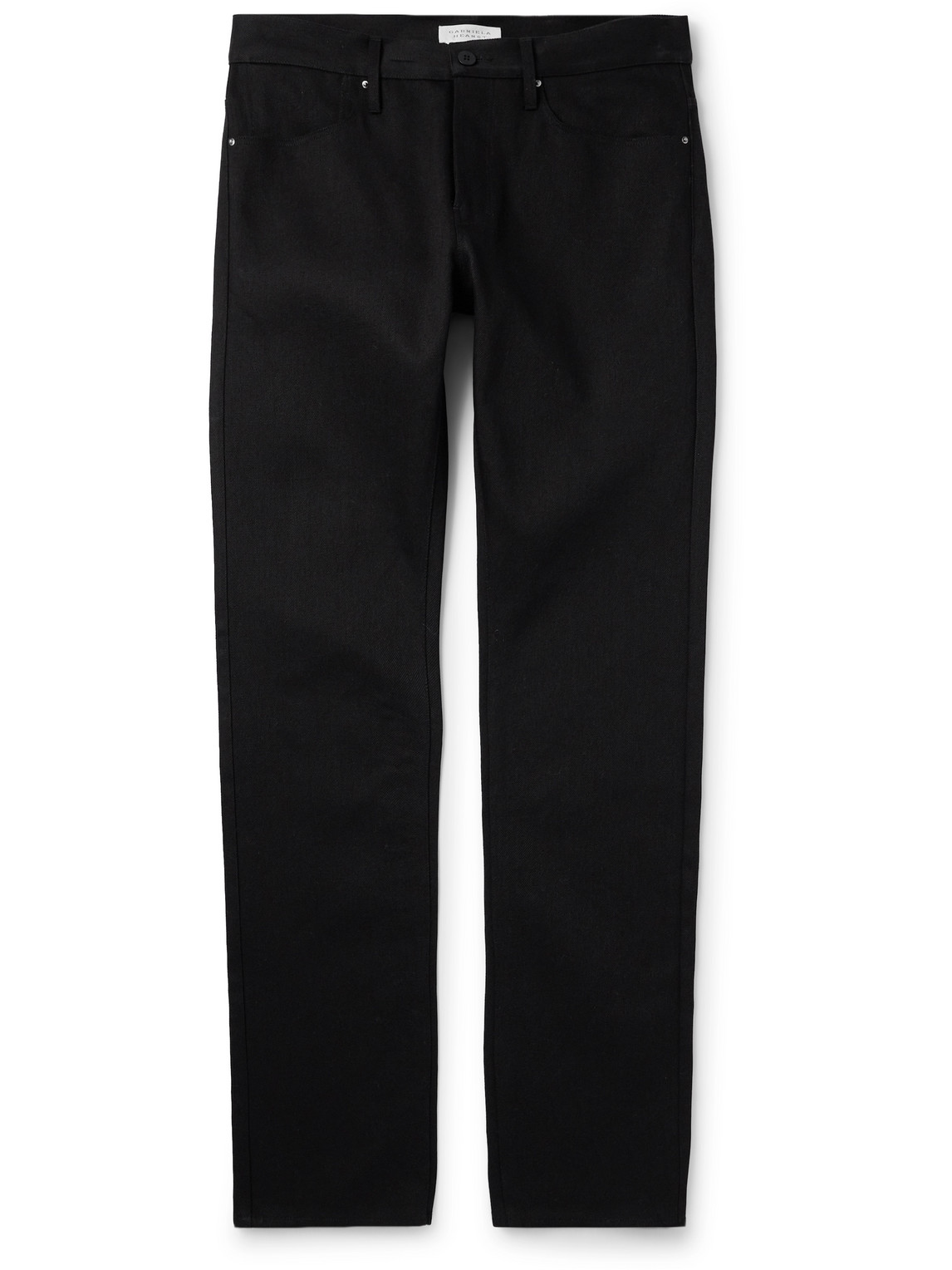Gabriela Hearst Anthony Slim-fit Jeans In Black