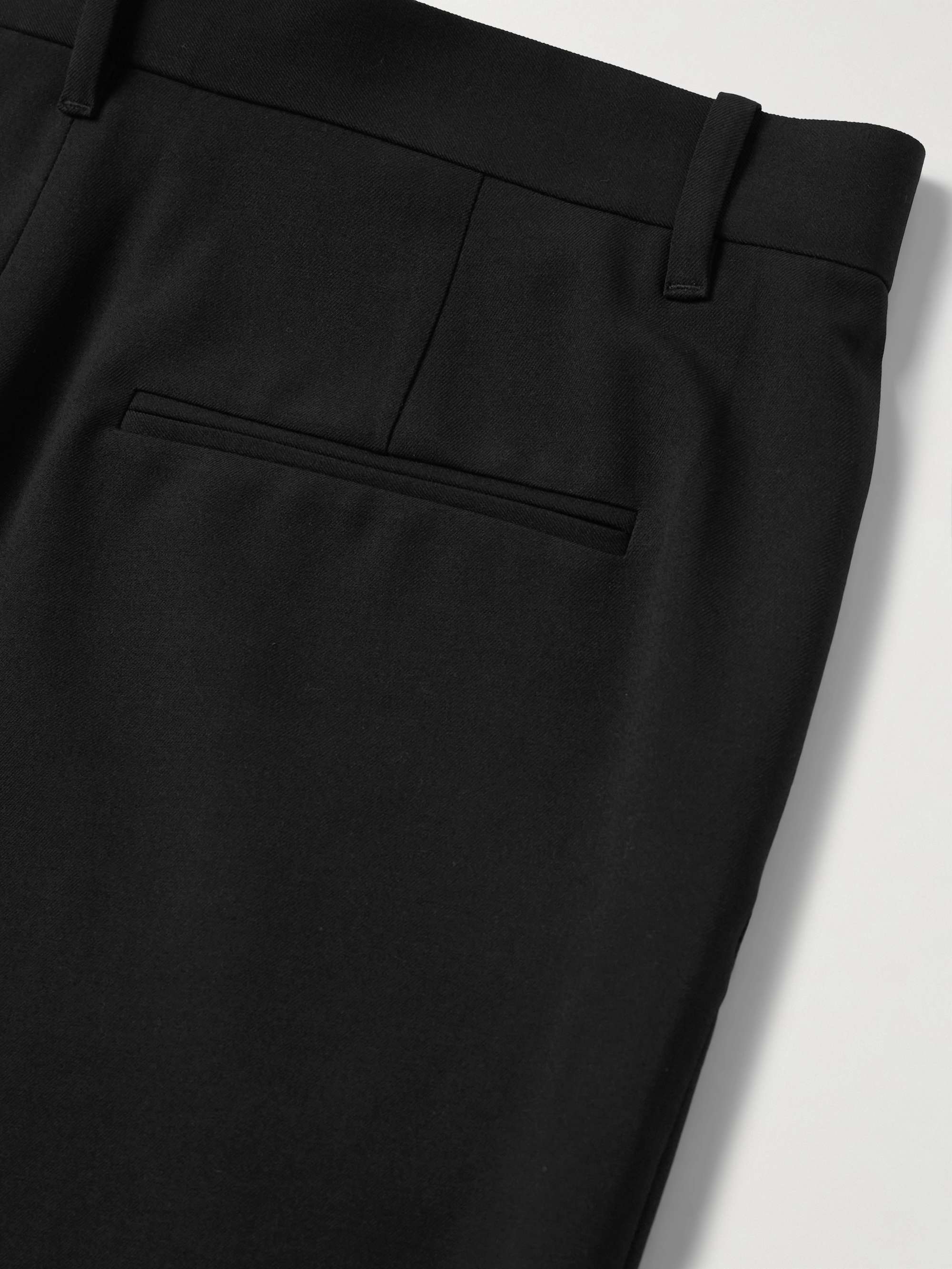 Navy Elijah Straight-Leg Wool-Twill Trousers | THE ROW | MR PORTER