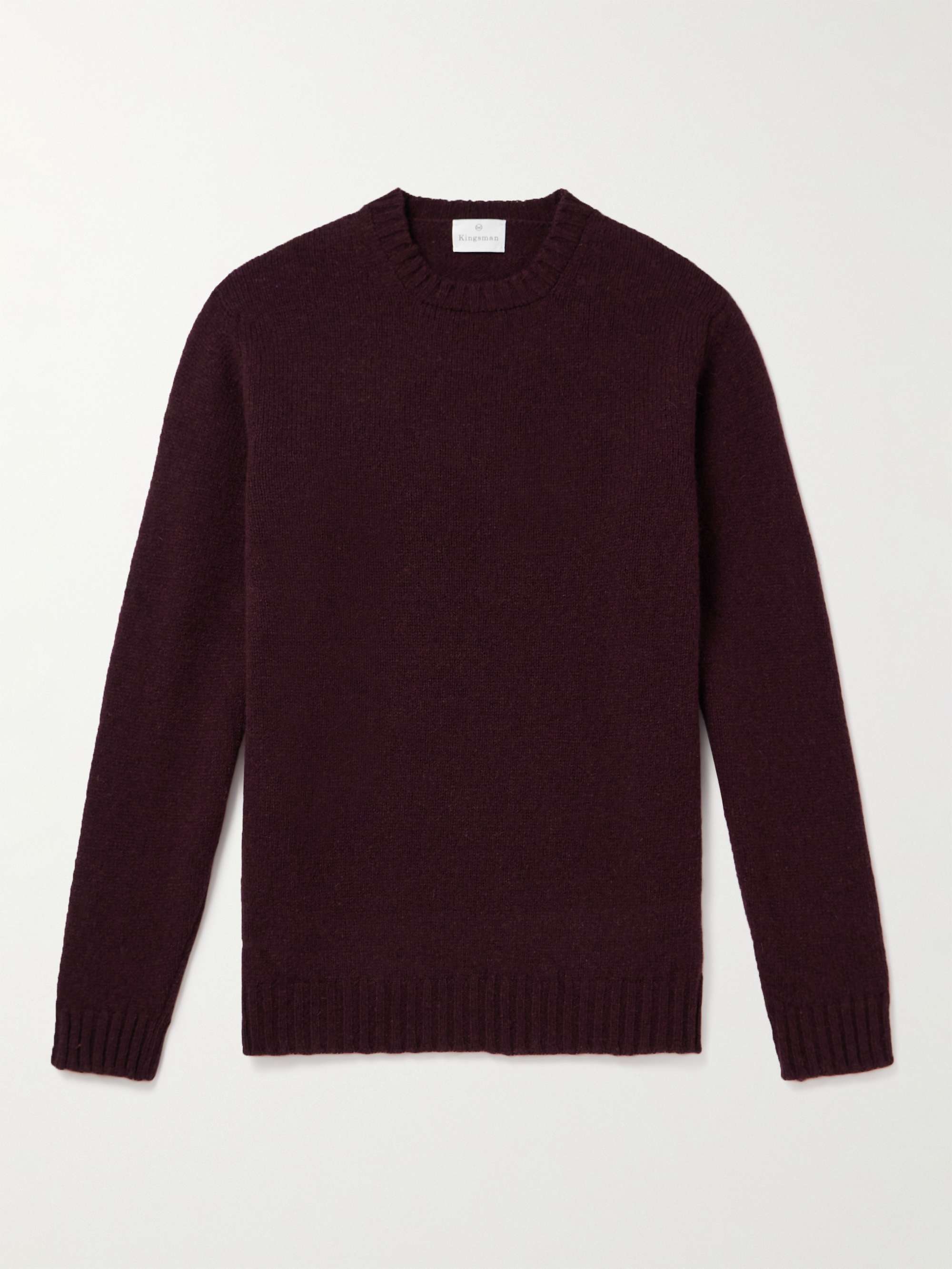 KINGSMAN Shetland Wool Sweater for Men | MR PORTER