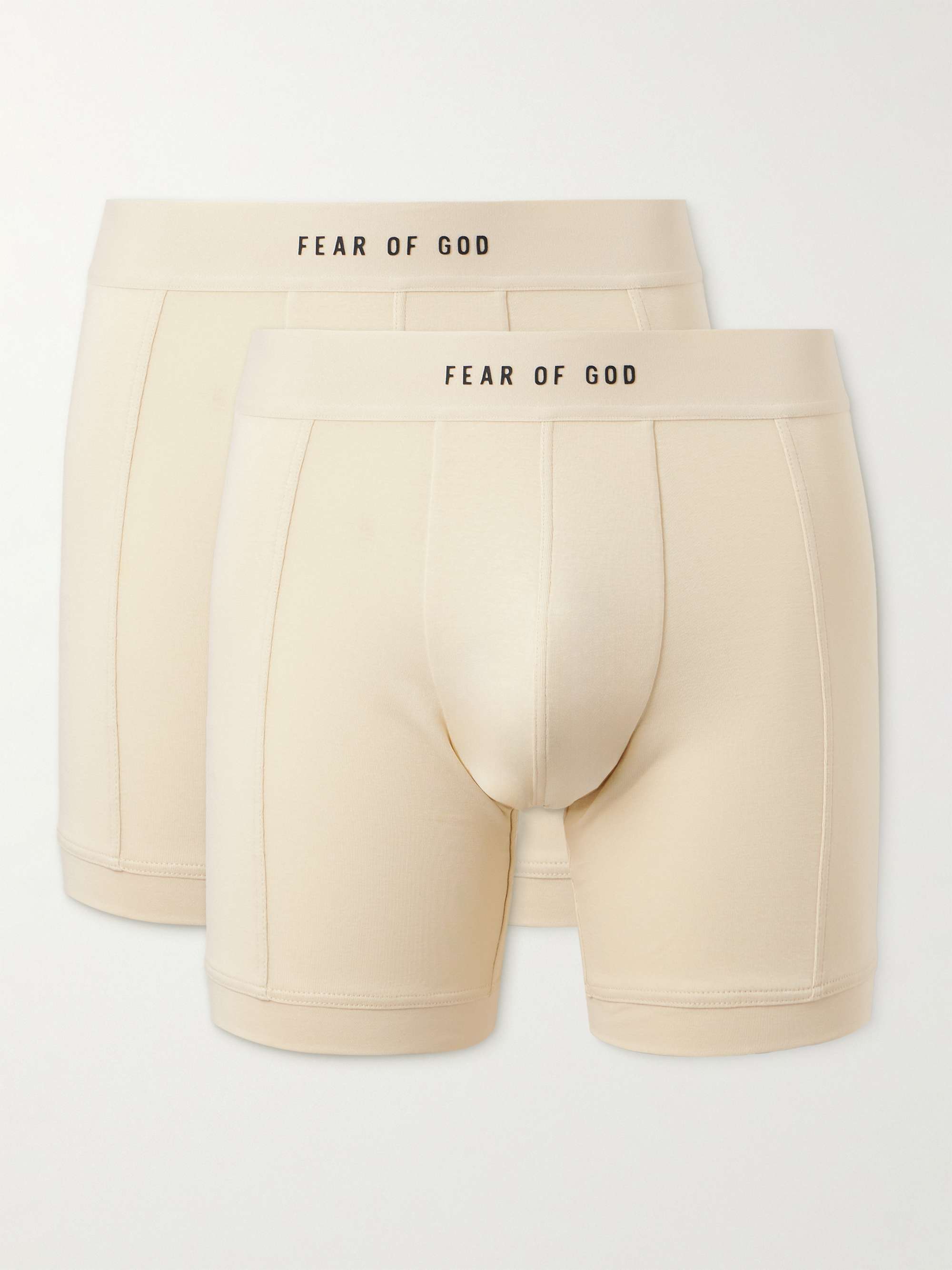 FEAR OF GOD Set aus zwei Retropants aus Stretch-Baumwoll-Jersey