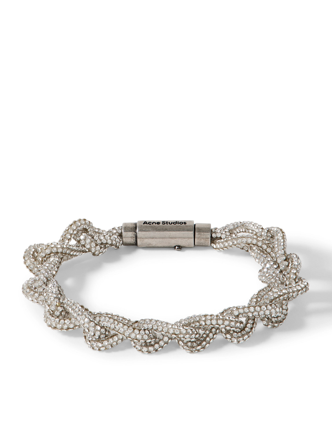 Acne Studios Silver-tone Crystal Bracelet