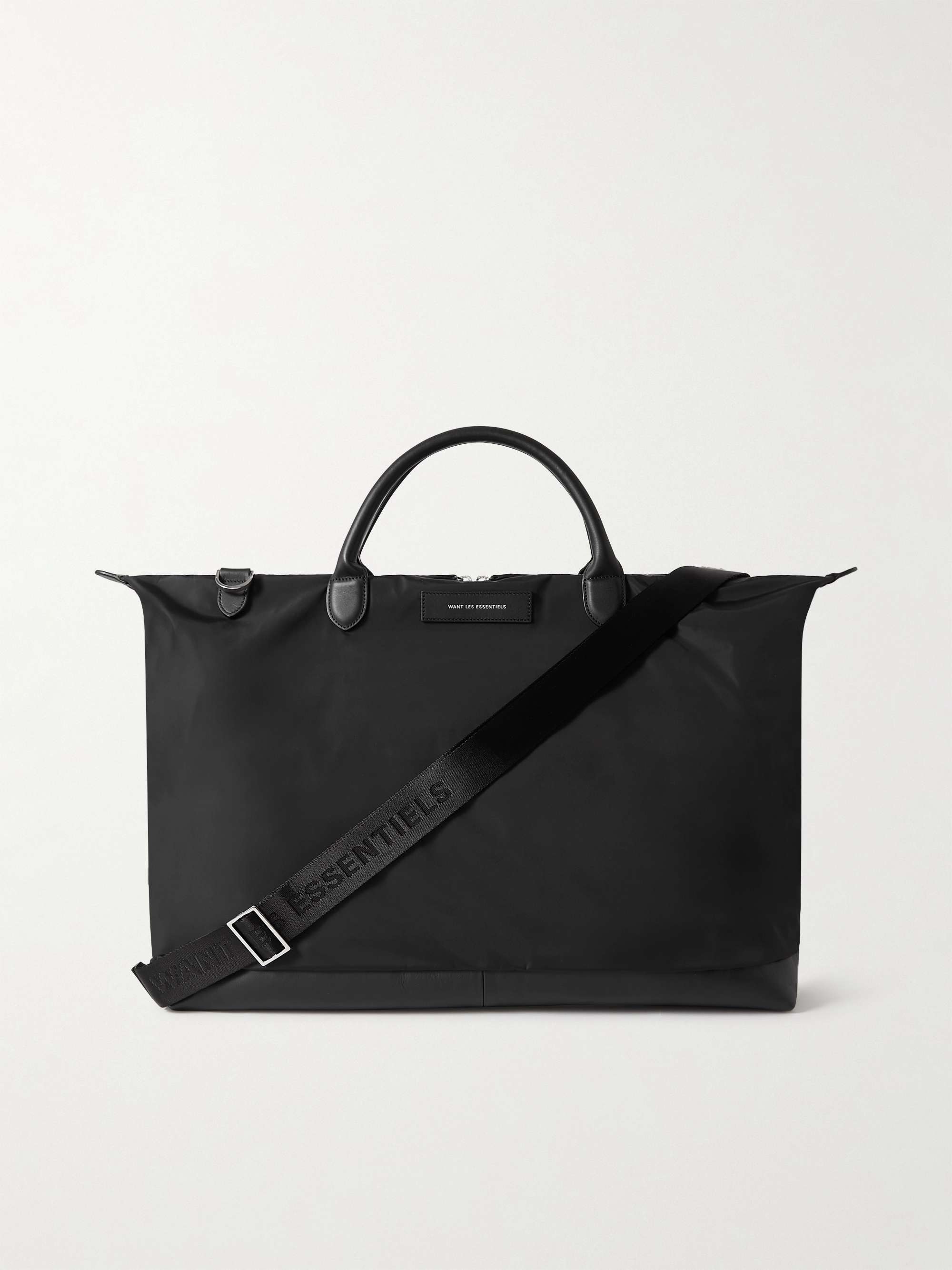 WANT LES ESSENTIELS Hartsfield 2.0 Leather-Trimmed Nylon Weekend Bag ...