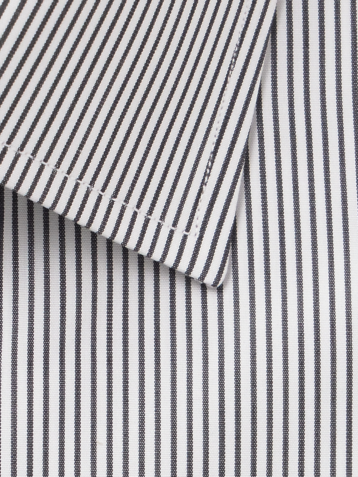 Shop Tom Ford Striped Cotton-poplin Shirt In White