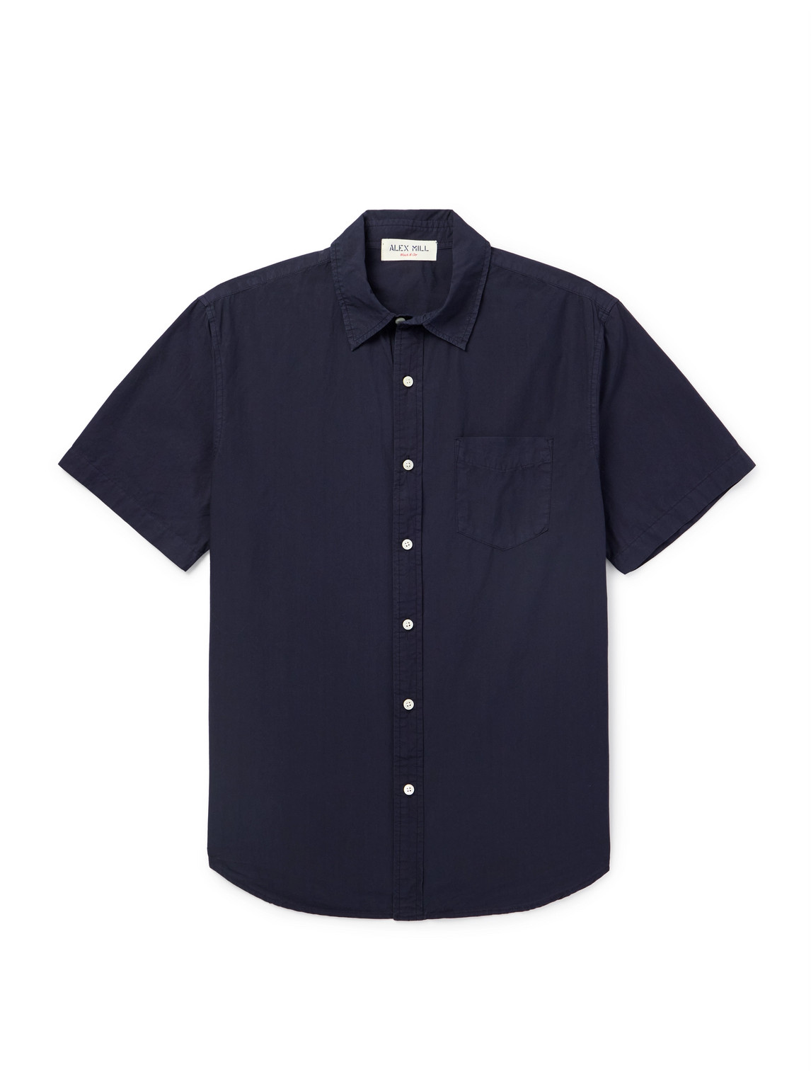 Alex Mill Mill Cotton-poplin Shirt In Blue