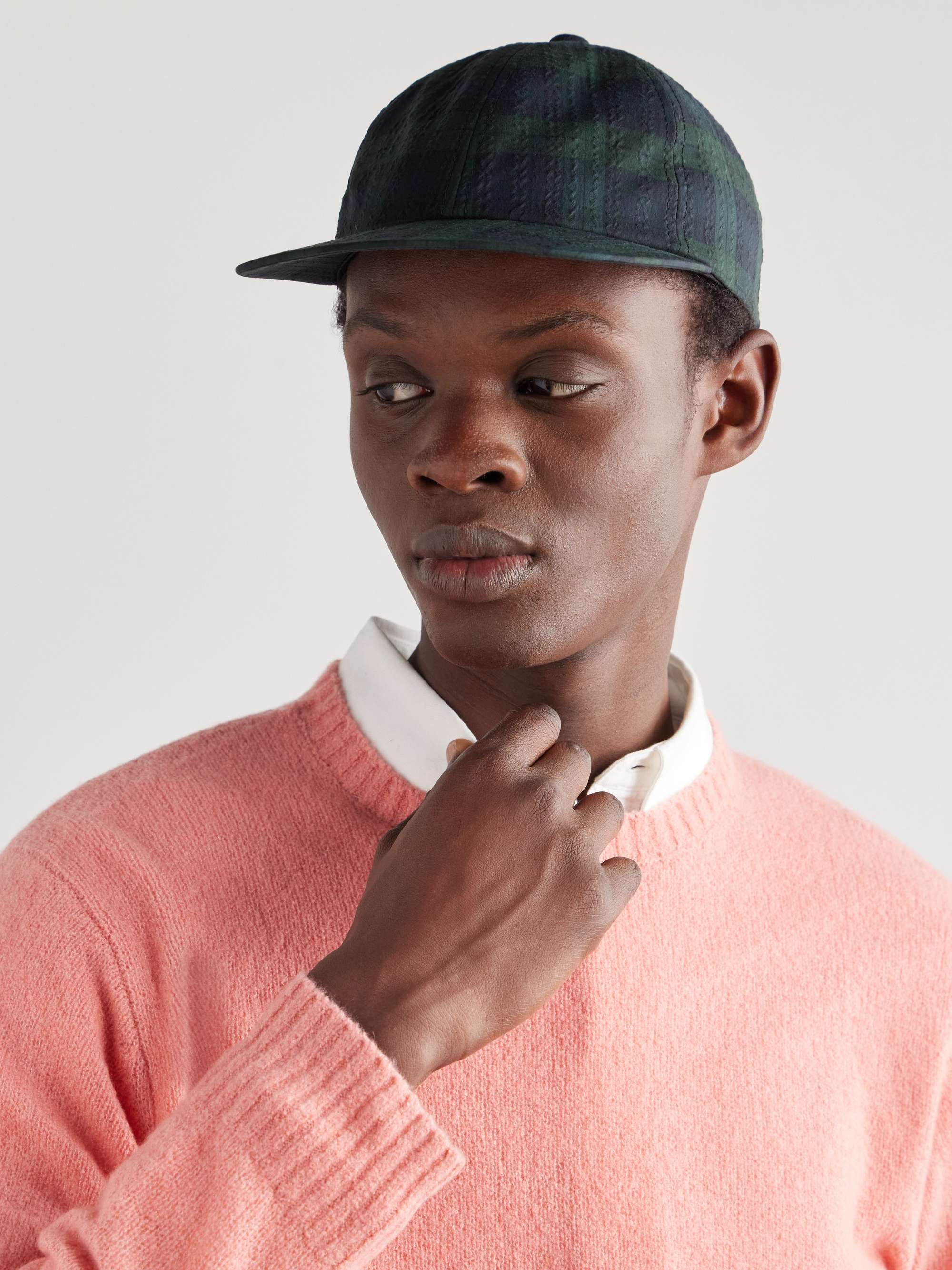 BEAMS PLUS Checked Seersucker Baseball Cap for Men | MR PORTER