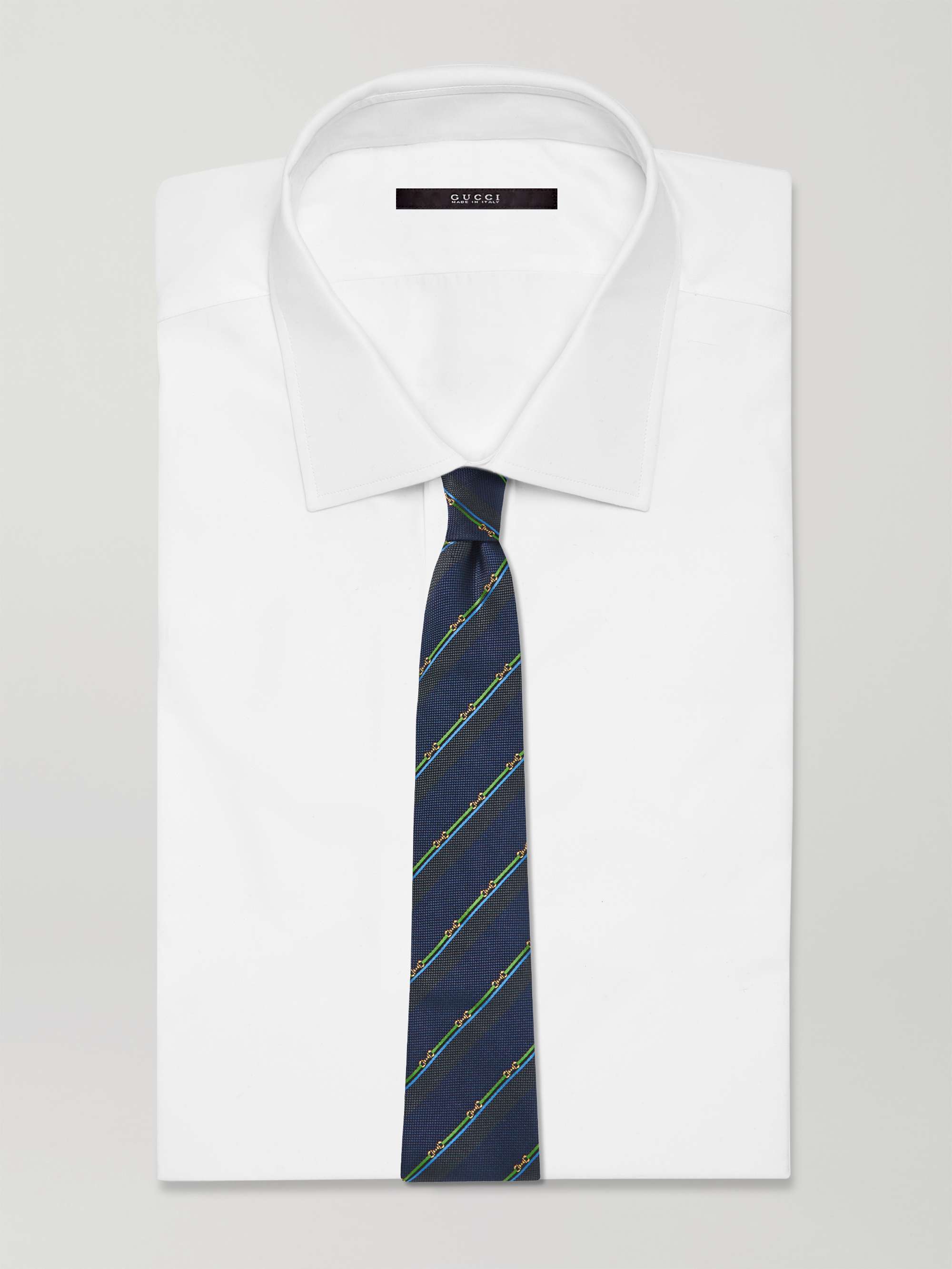 Krawatte aus Jacquard aus einer Seiden-Wollmischung mit Logomuster, 7 cm  von GUCCI für Herren | MR PORTER