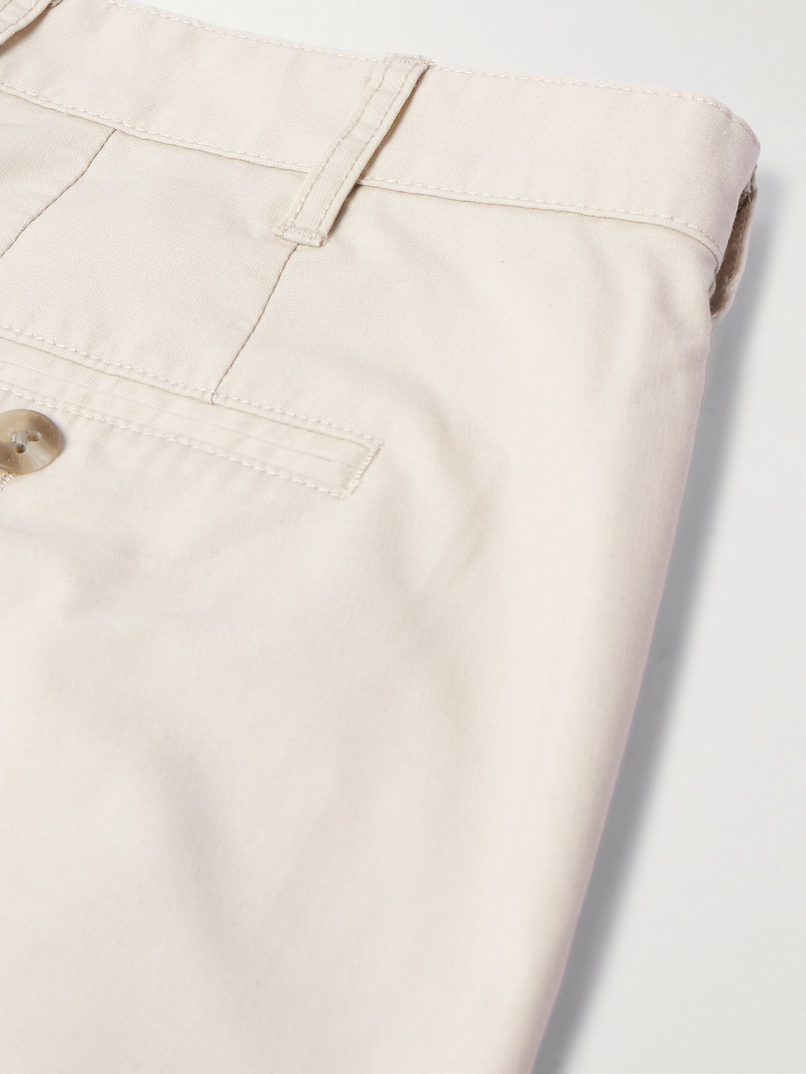 Shop Peter Millar Crown Comfort Slim-fit Straight-leg Woven Shorts In Neutrals