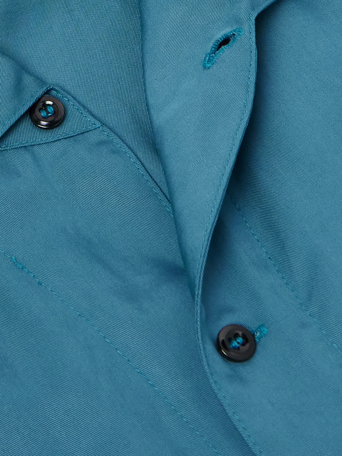 Shop Monitaly 50's Milano Lyocell Shirt In Blue