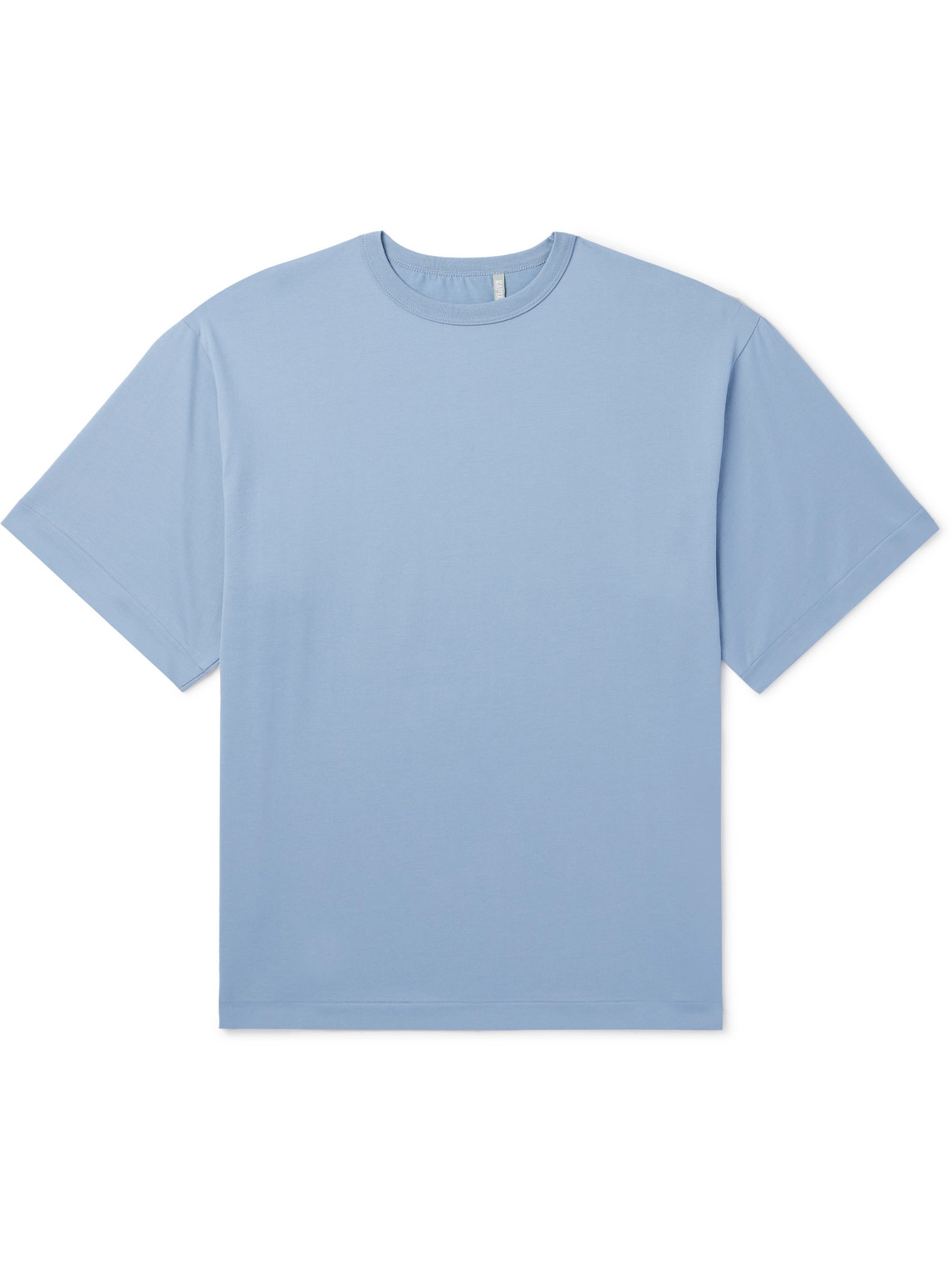 Kaptain Sunshine Suvin Tenjiku Cotton-jersey T-shirt In Blue