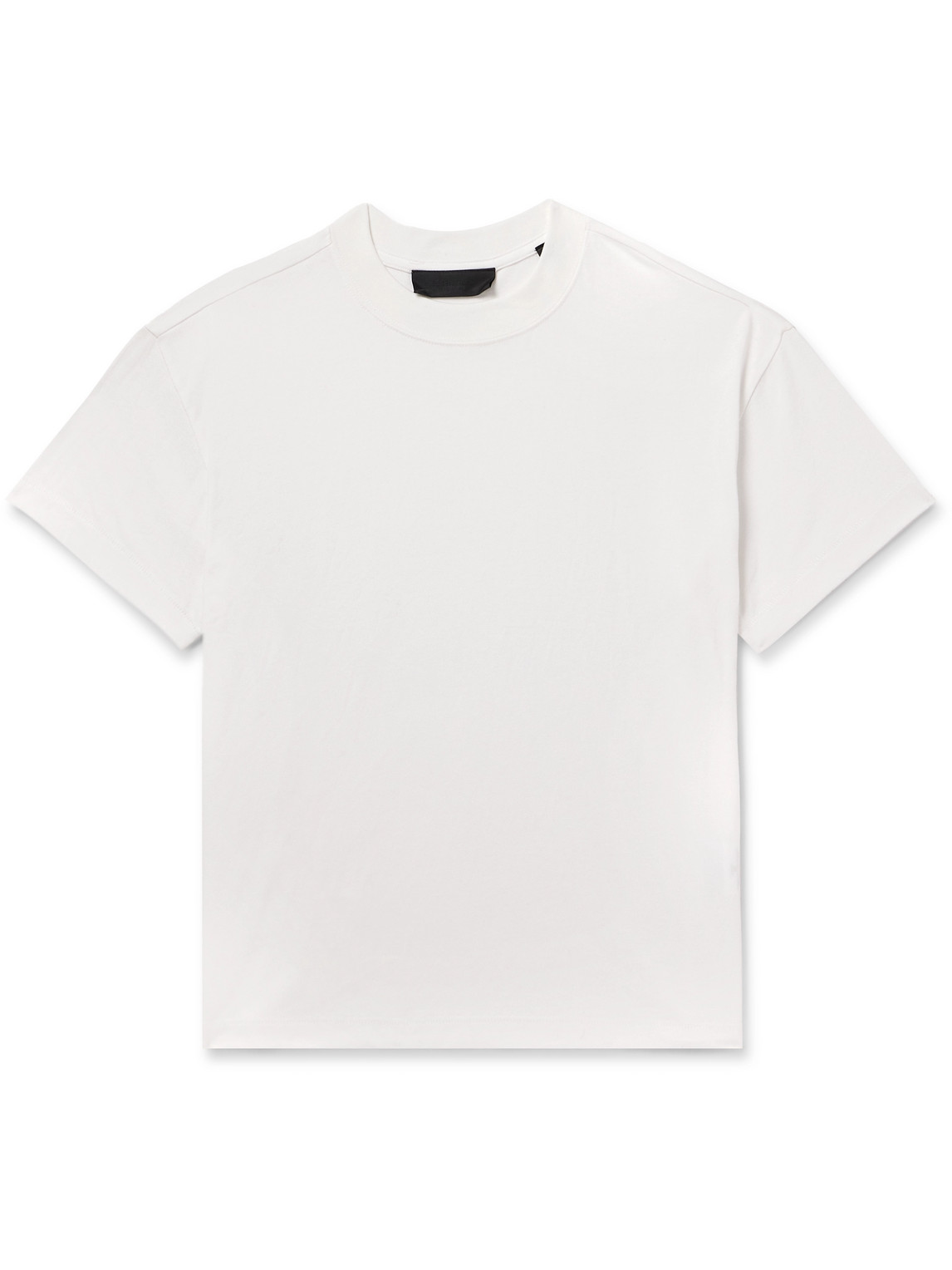 Essentials Logo-appliquéd Cotton-blend Jersey T-shirt In White
