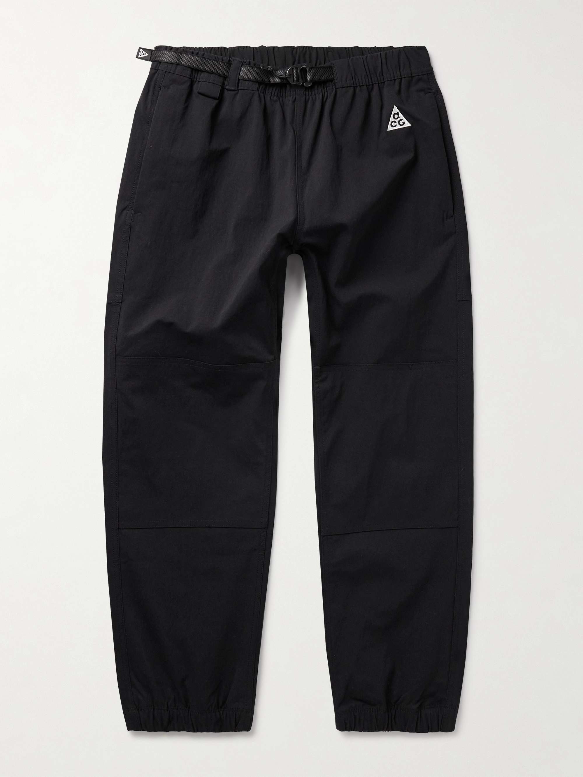 NIKE ACG Tapered Logo-Embroidered Belted Shell Trousers for Men | MR PORTER