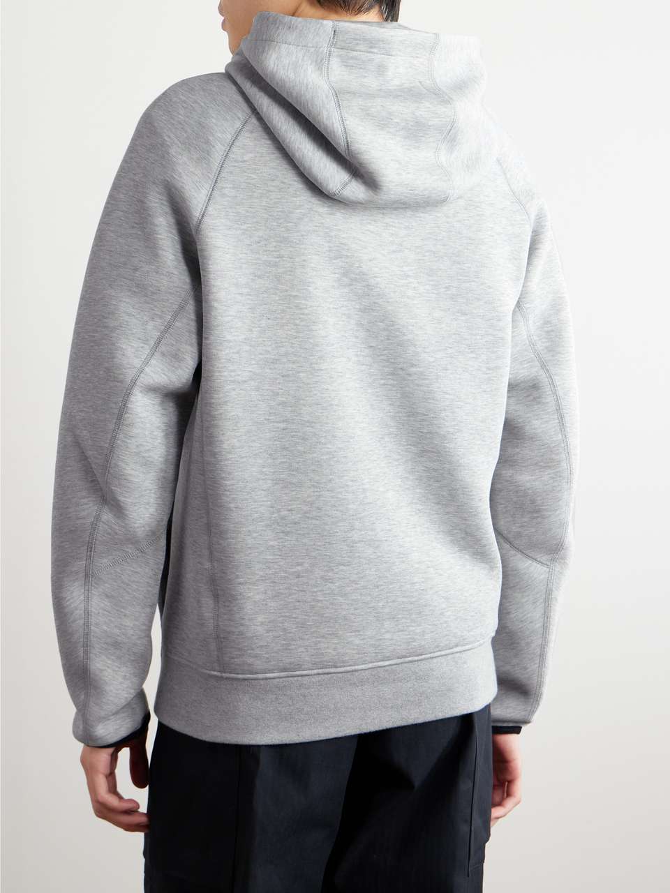 NIKE Logo-Print Cotton-Blend Tech Fleece Hoodie for Men | MR PORTER