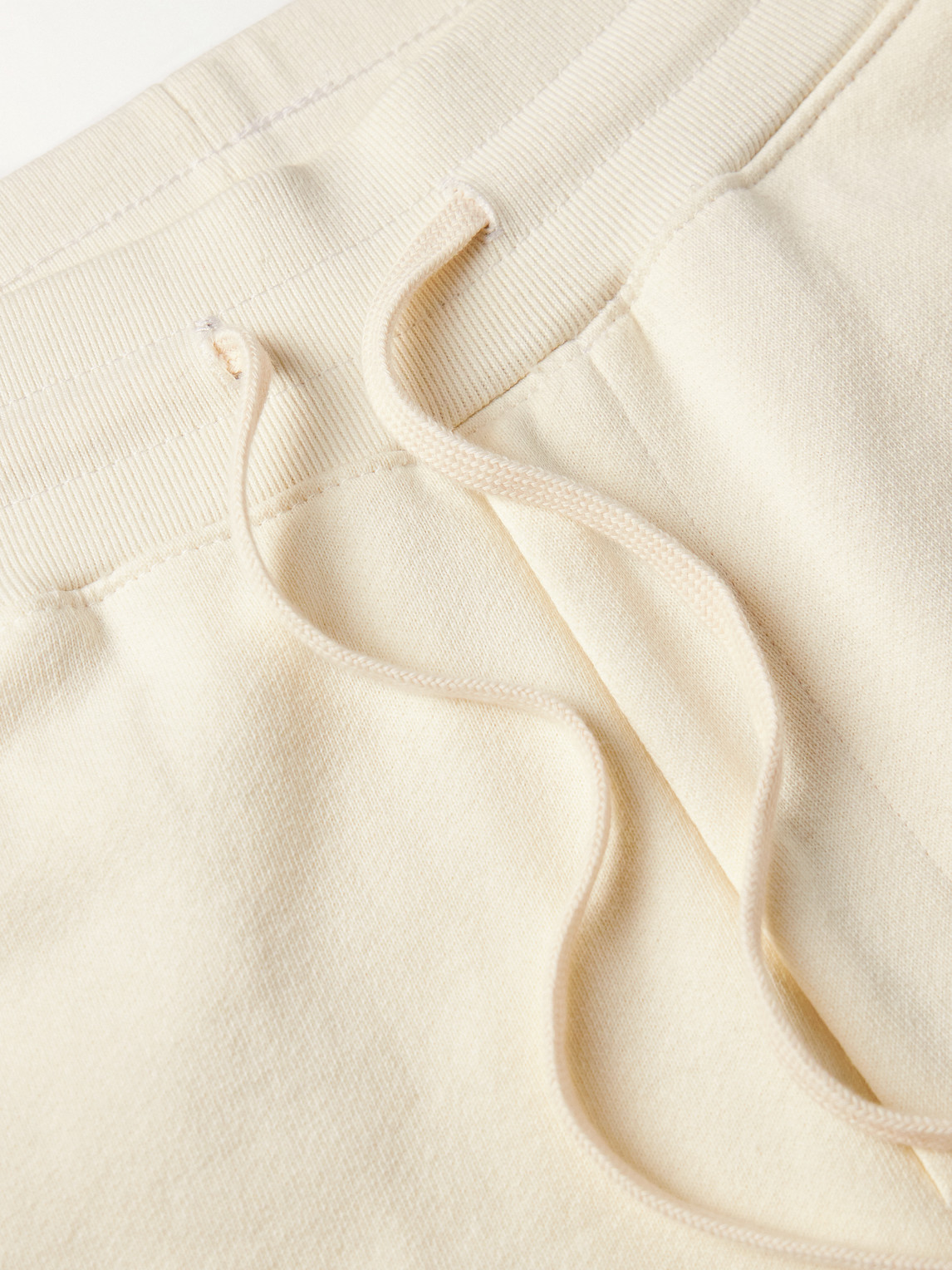 Shop John Elliott Studio Fleece Sendai Slim-fit Cotton-jersey Sweatpants In Neutrals
