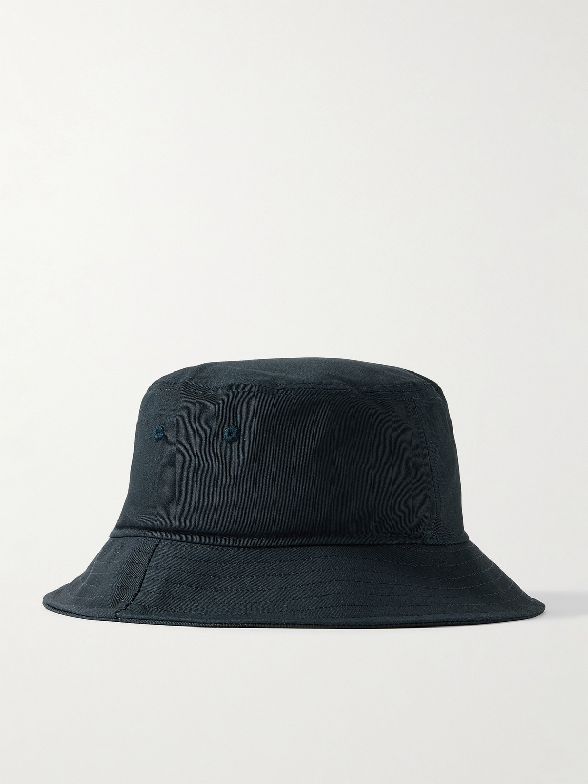 Shop Manaaki Logo-embroidered Cotton-twill Bucket Hat In Blue